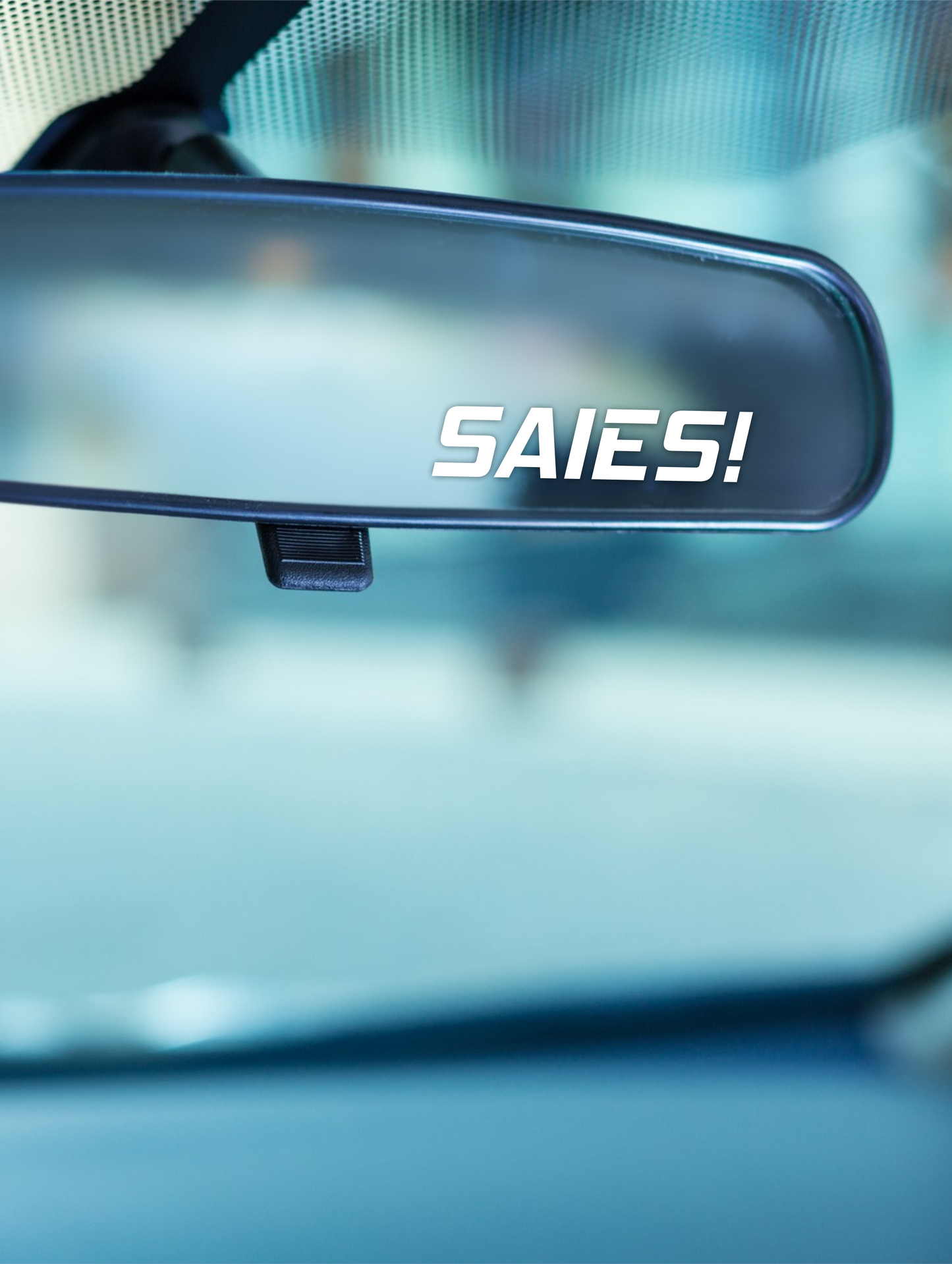 ''Saies!'' Mirror Sticker