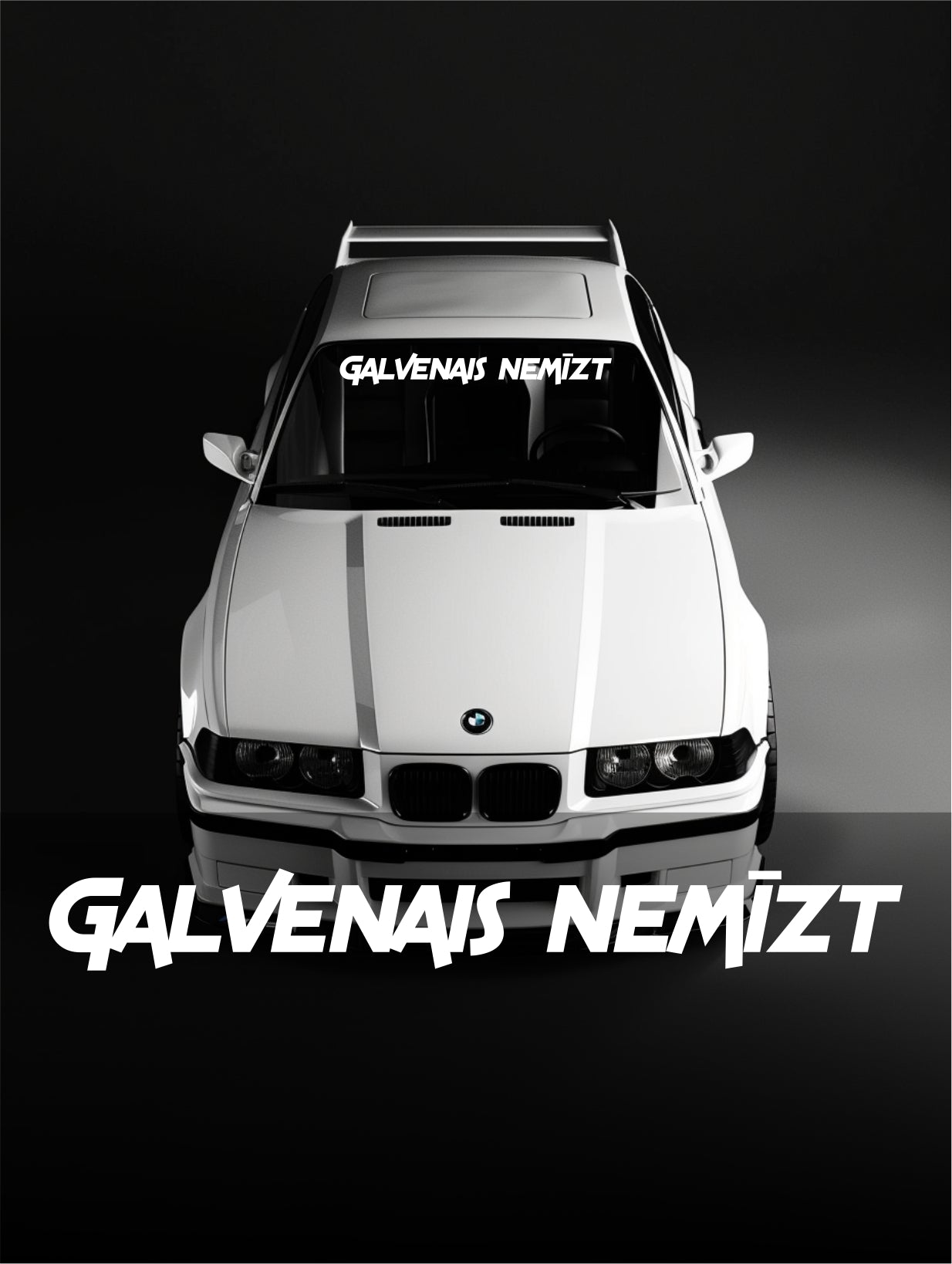 ''Galvenais Nemīzt'' - Plotted Vinyl Banner Decal