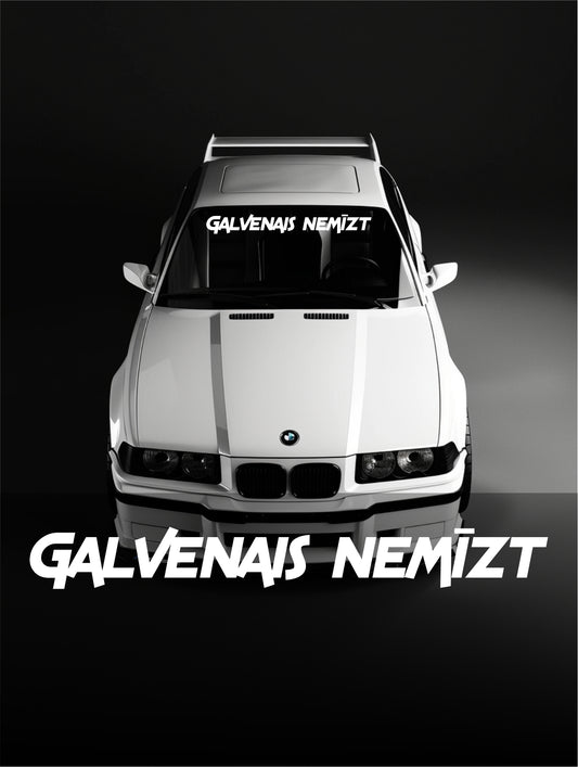 ''Galvenais Nemīzt'' - Plotted Vinyl Banner Decal