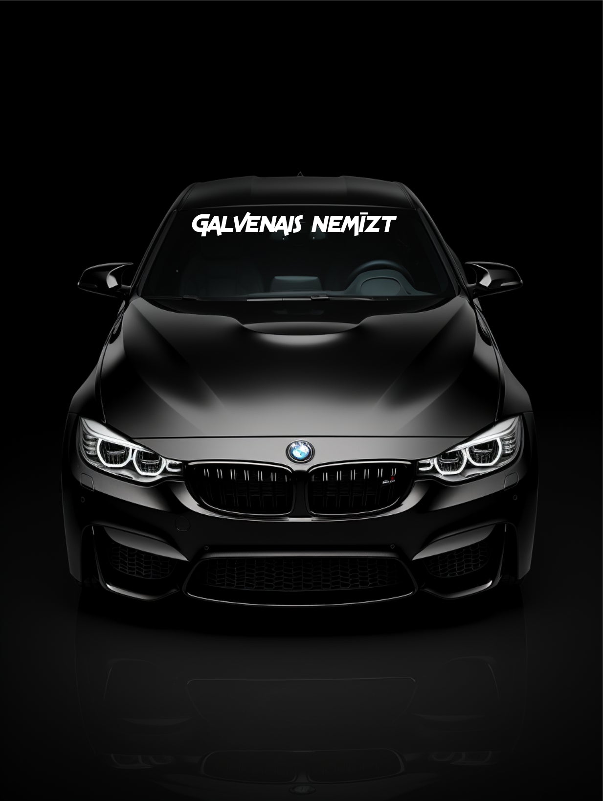 ''Galvenais Nemīzt'' - Plotted Vinyl Banner Decal