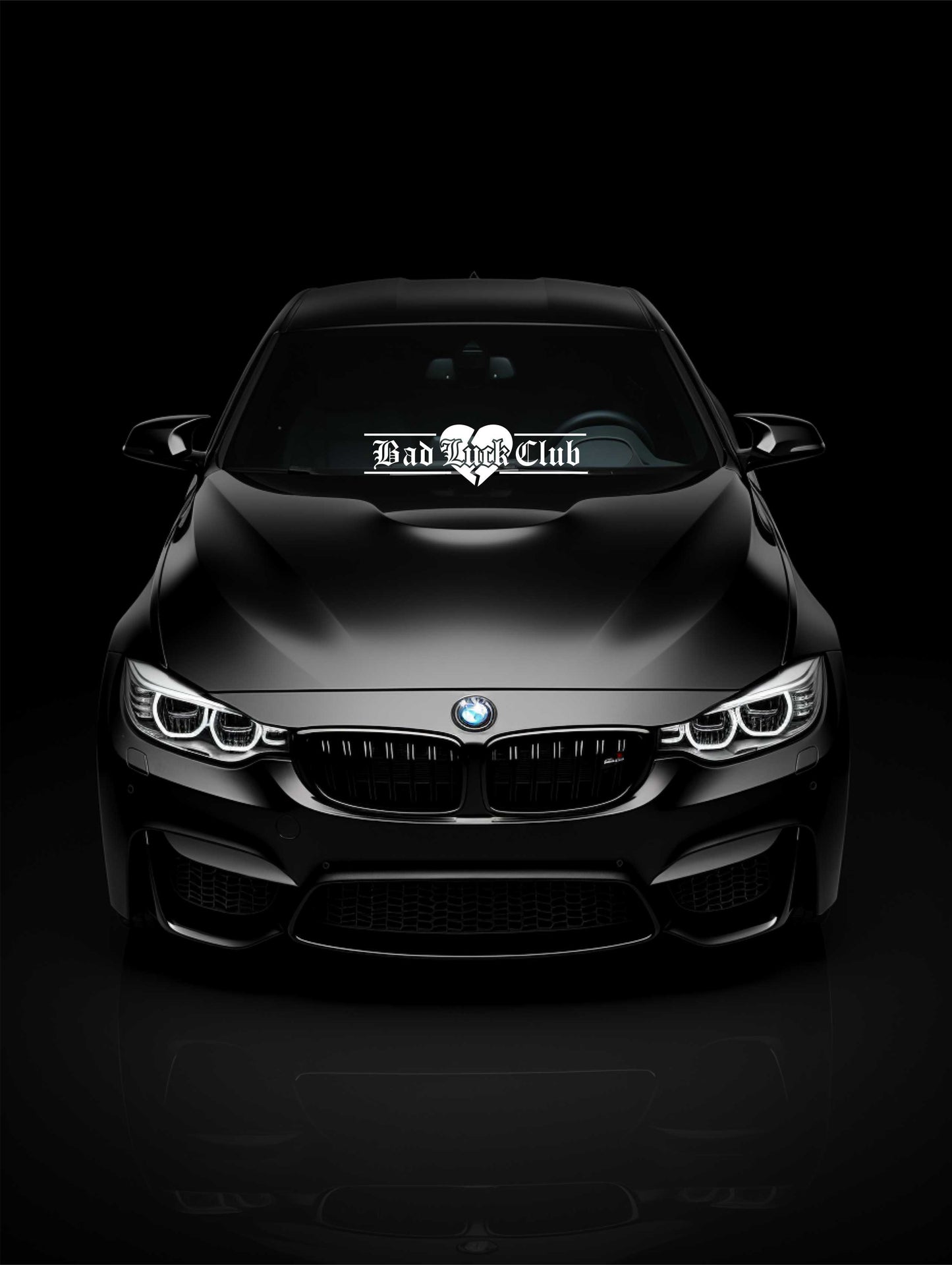 ''Bad Luck Club'' - Plotted Vinyl Banner Decal