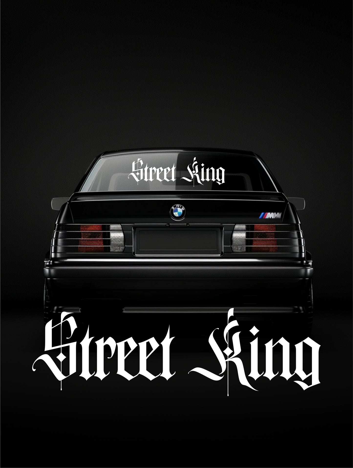 ''Street King'' - Plotted Vinyl Banner Decal