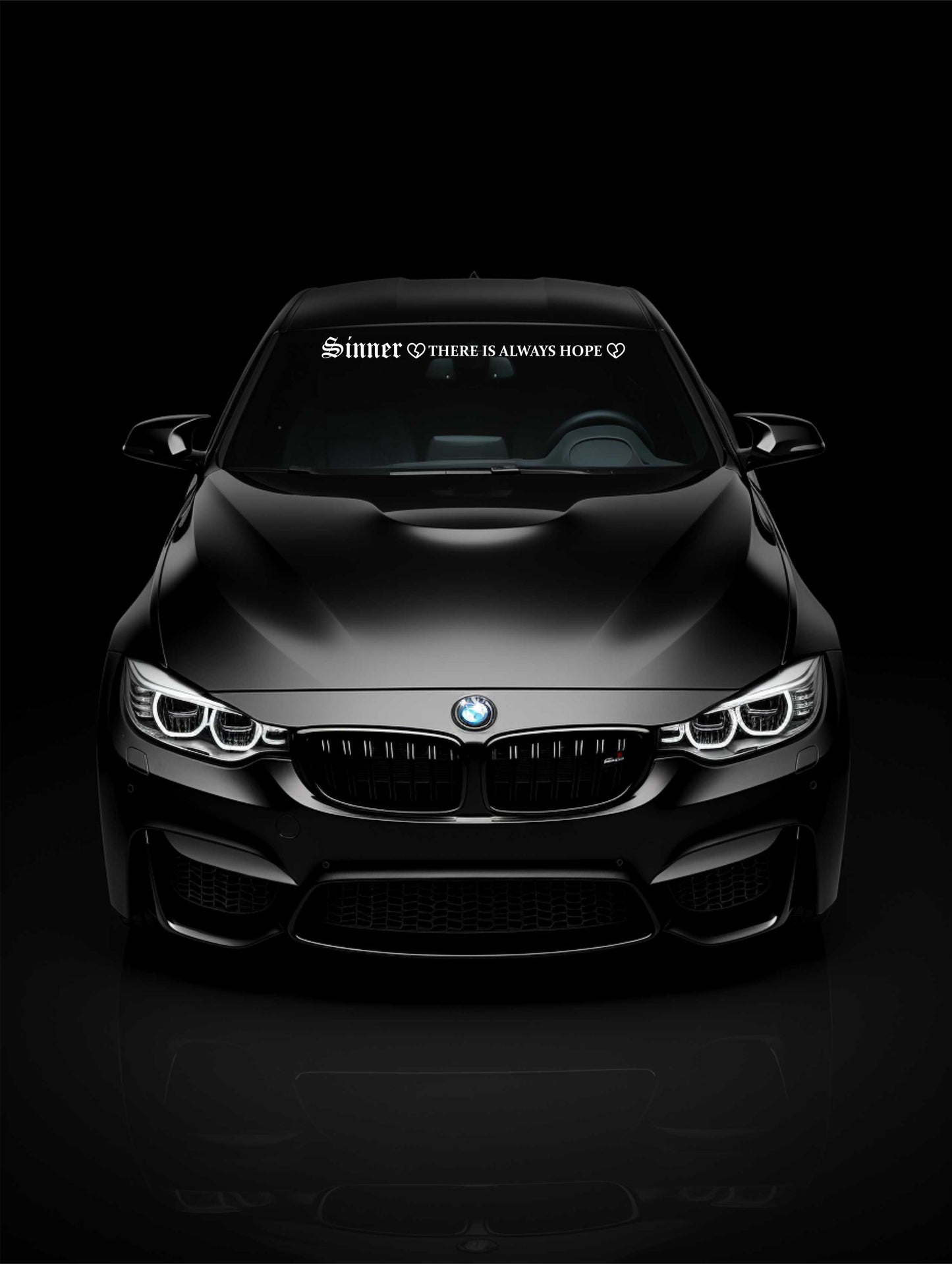 ''Sinner Always Hope'' - Plotted Vinyl Banner Decal