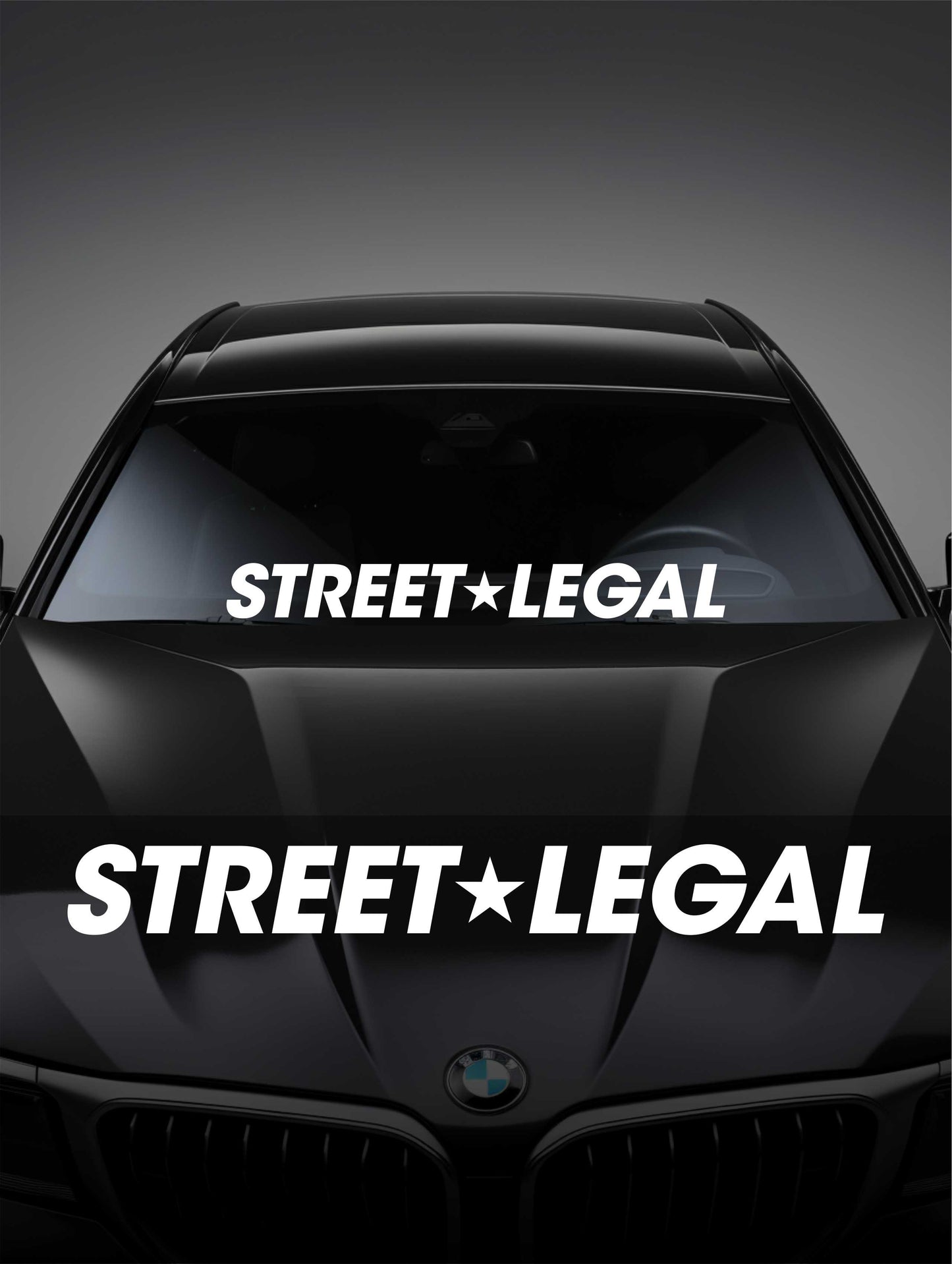 ''Street Legal'' - Plotted Vinyl Banner Decal