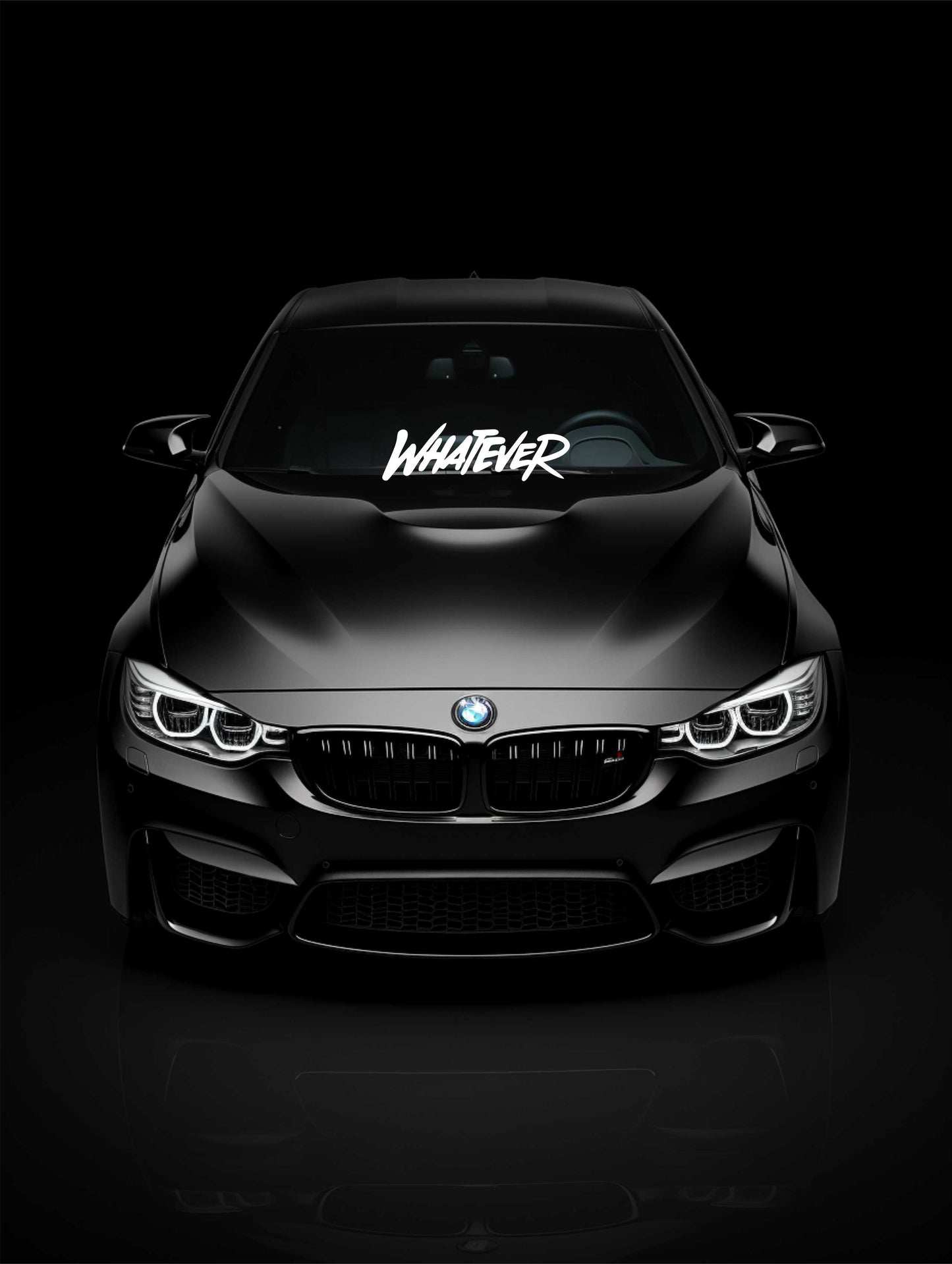 ''Whatever'' - Plotted Vinyl Banner Decal