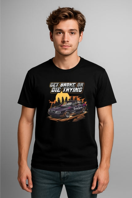 ''Broke Sports AUDI'' Cotton T-Shirt