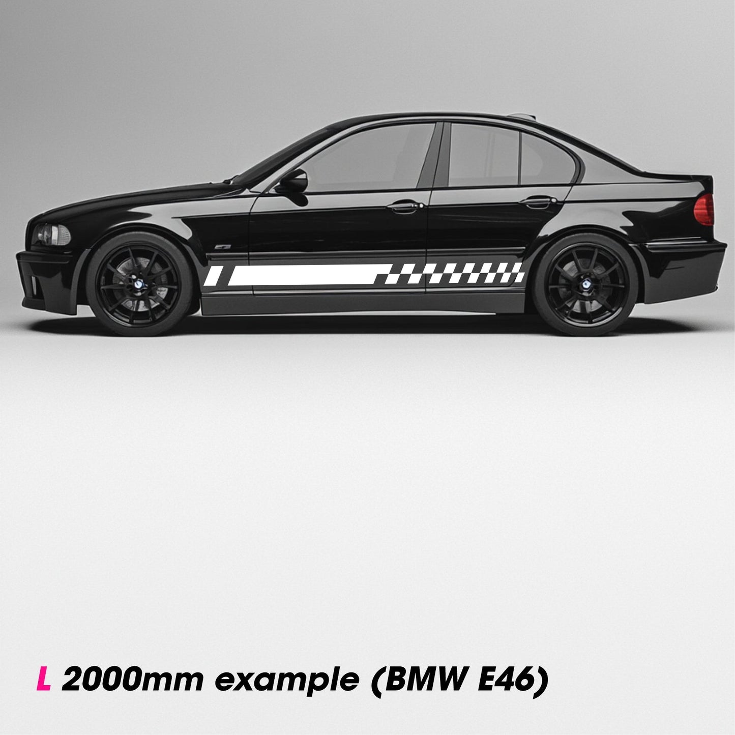 LINES No.4 – Plotted Vinyl Car Body Decal