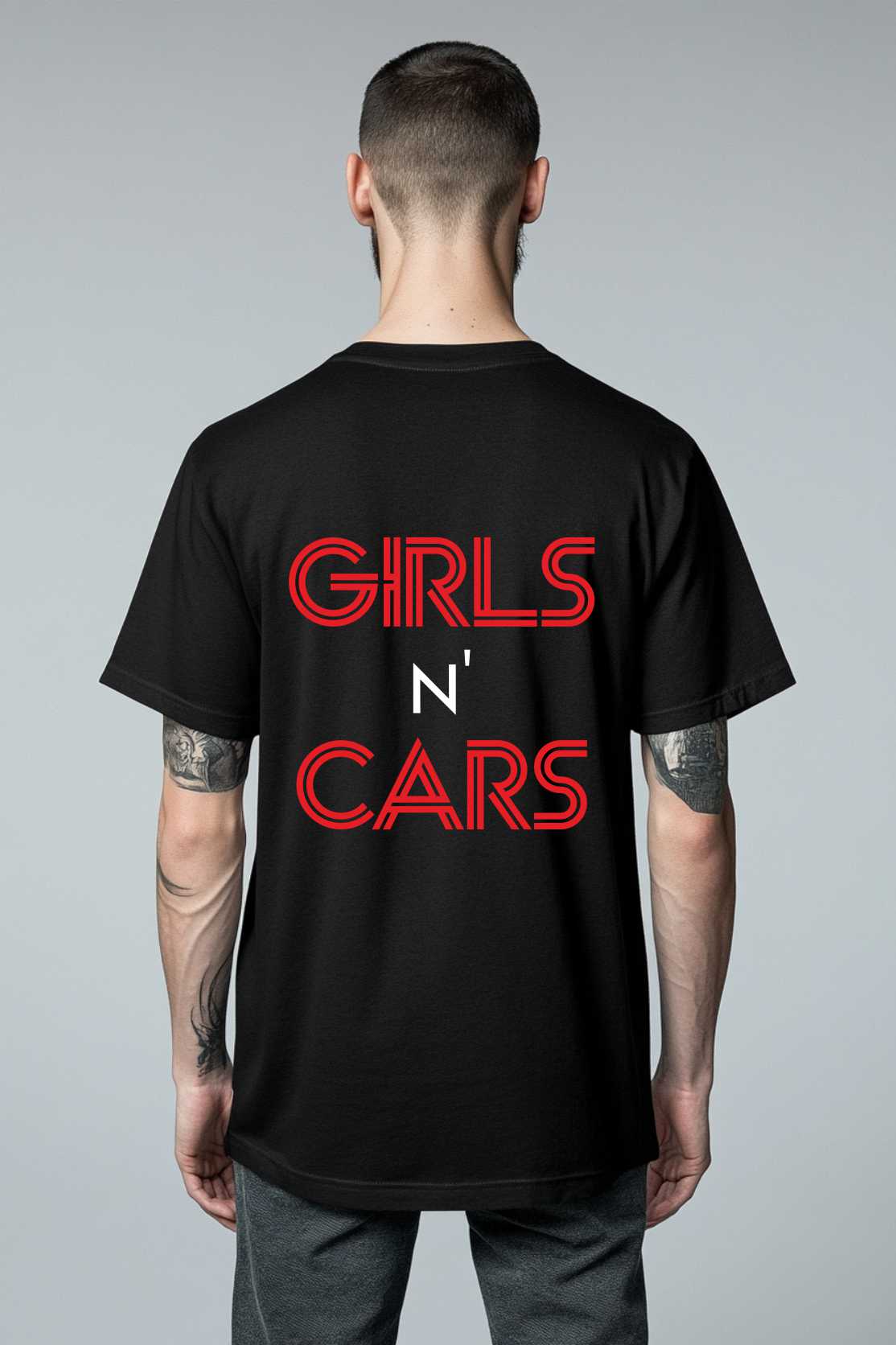 ''Girls N' Cars'' Cotton T-Shirt