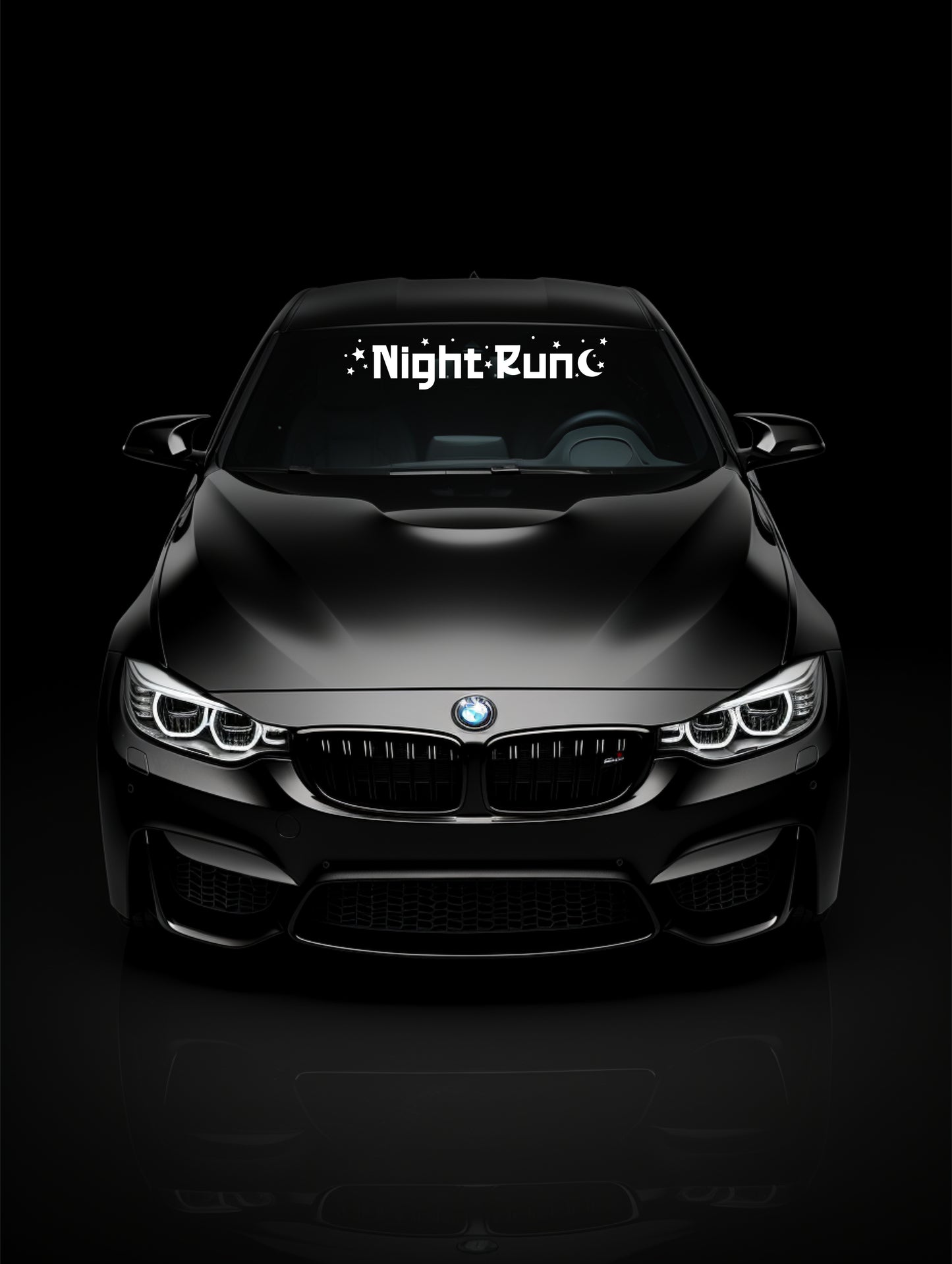 ''Night Run'' - Plotted Vinyl Banner Decal