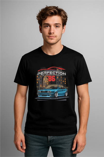 ''Perfection86 BMW E30 '' Cotton T-Shirt