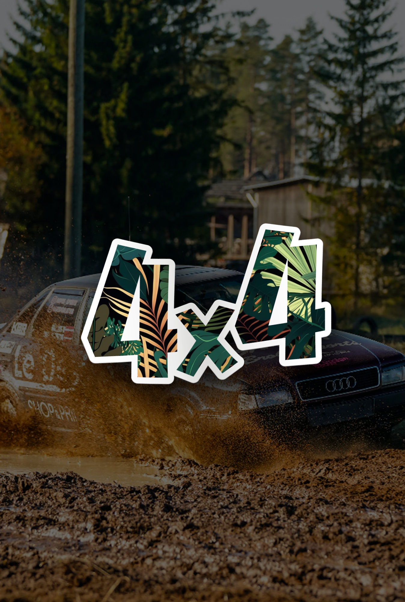 ''4x4'' Vinyl Sticker