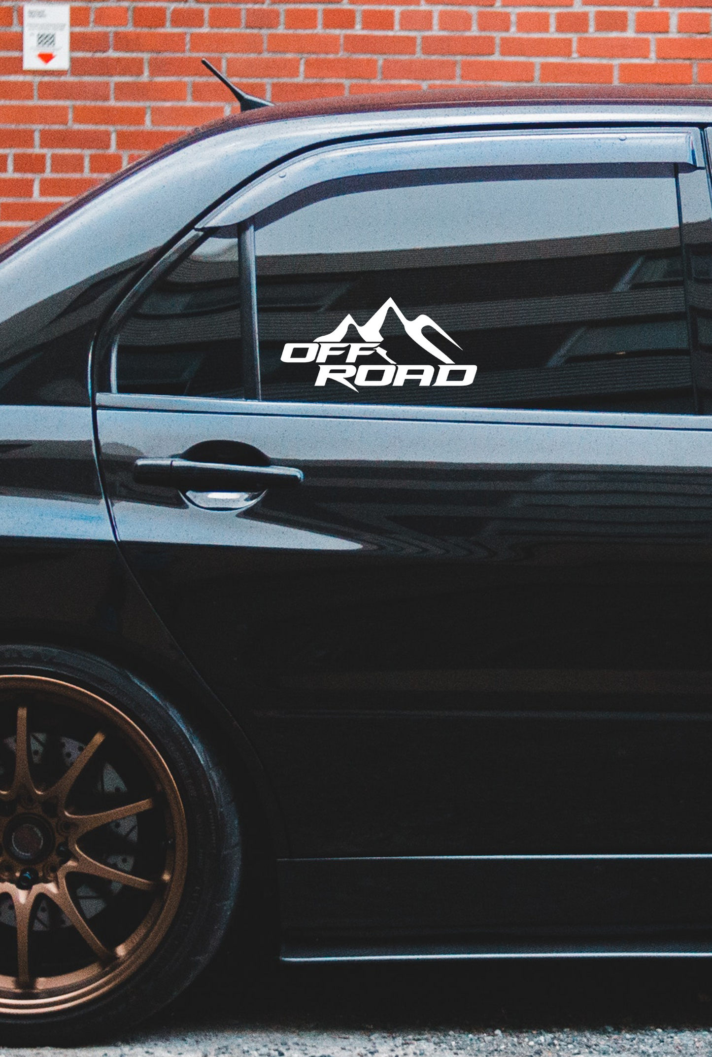 ''Off Road'' - Plotted Vinyl Sticker
