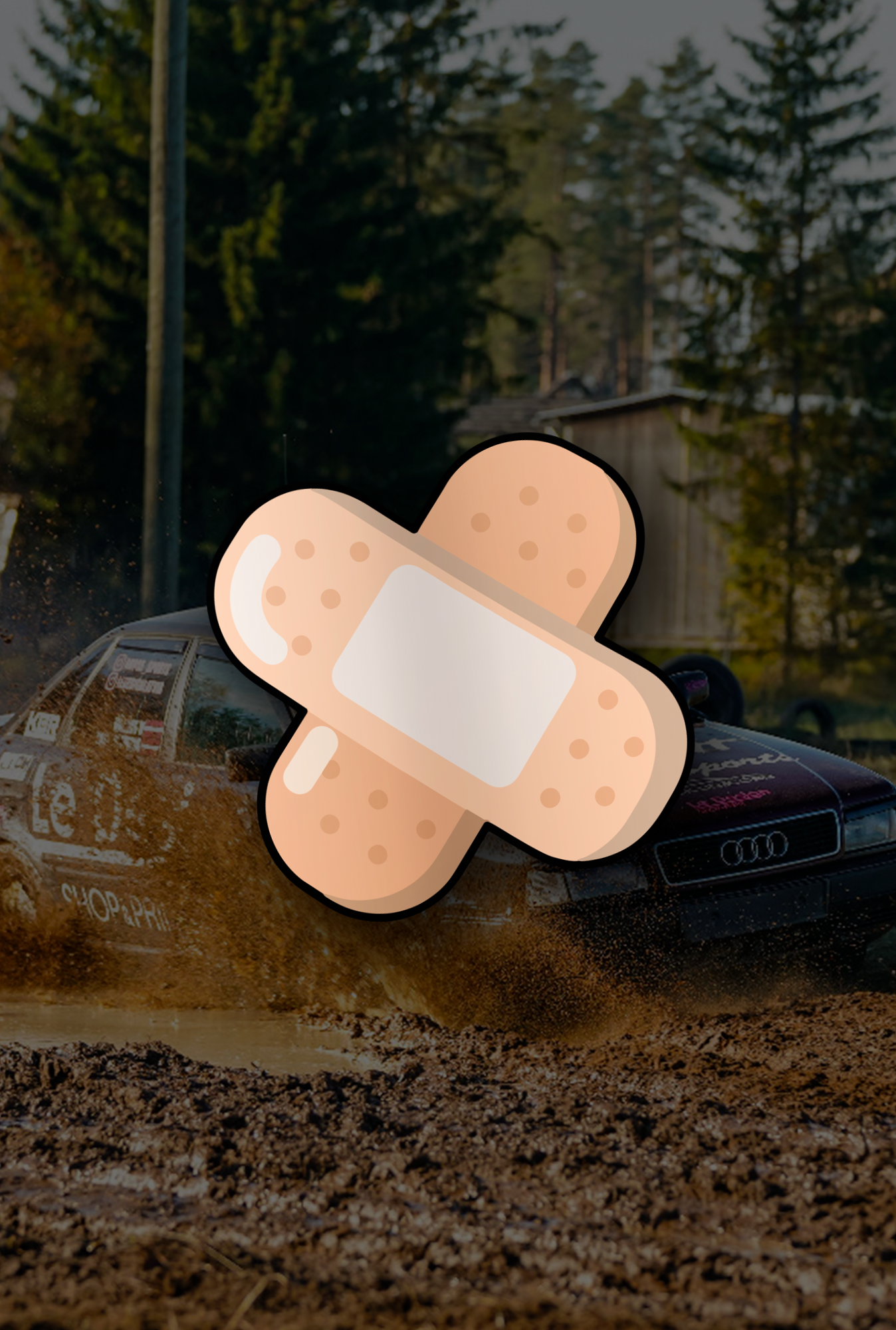 ''Cute Patch'' Vinyl Sticker