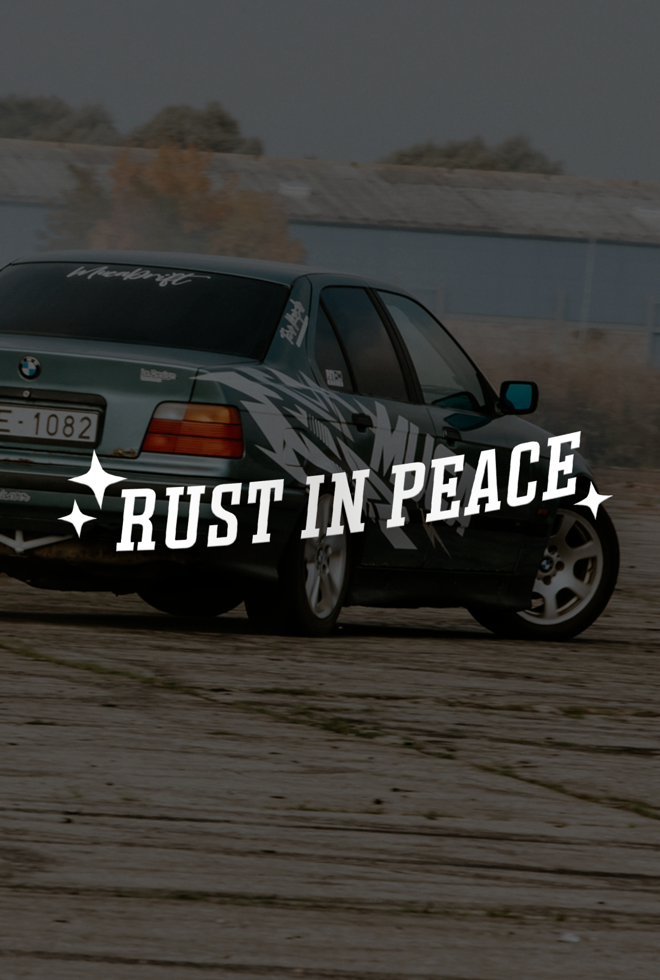 Rust In Peace - Plotted Vinyl Sticker