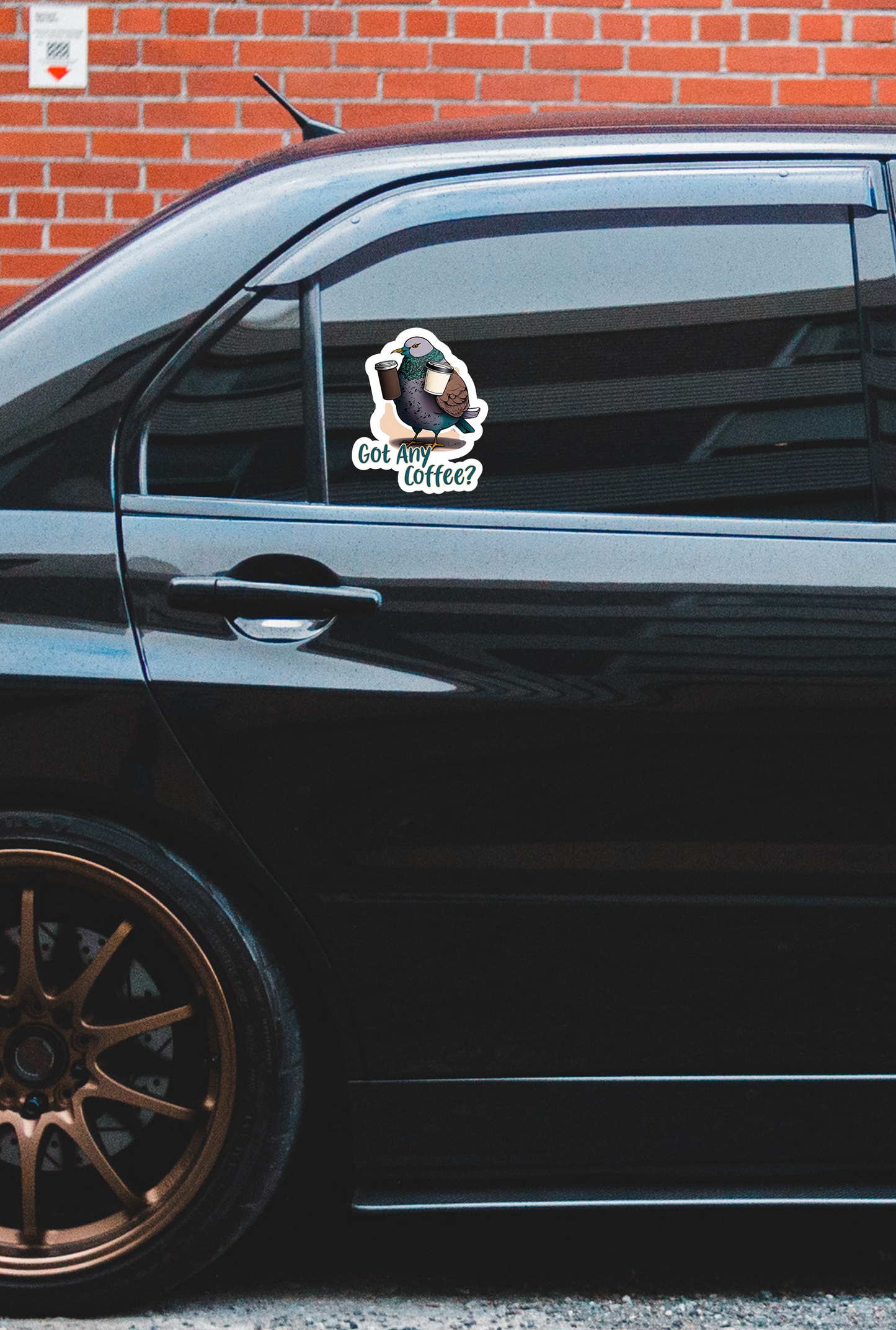 ''Got Any Coffee?'' Vinyl Sticker