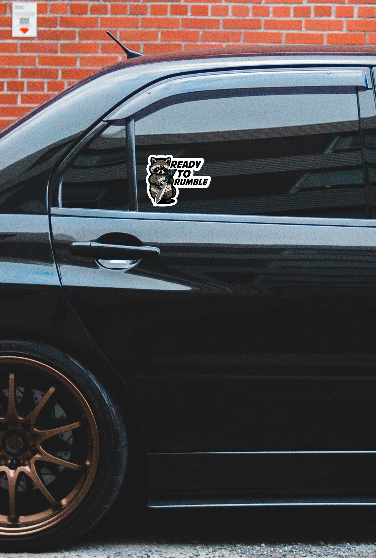 ''Ready To Rumble'' Vinyl Sticker