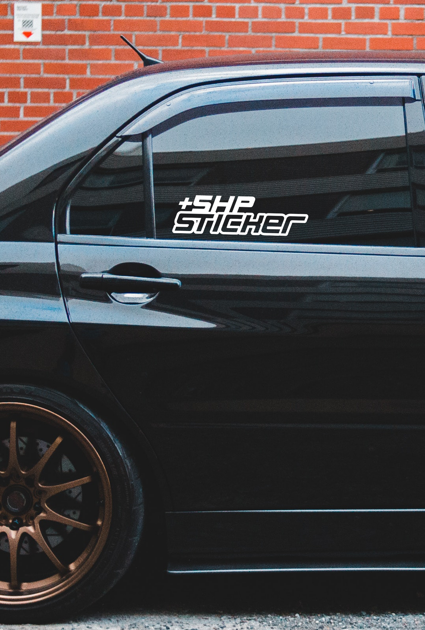 ''+5hp'' - Plotted Vinyl Sticker