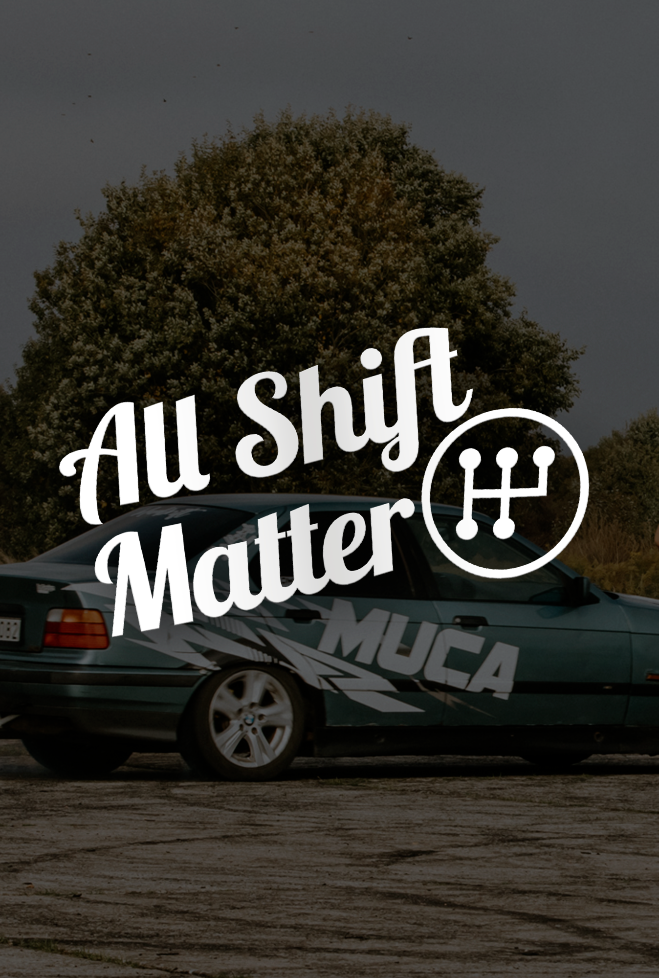 ''All Shift Matter'' - Plotted Vinyl Sticker