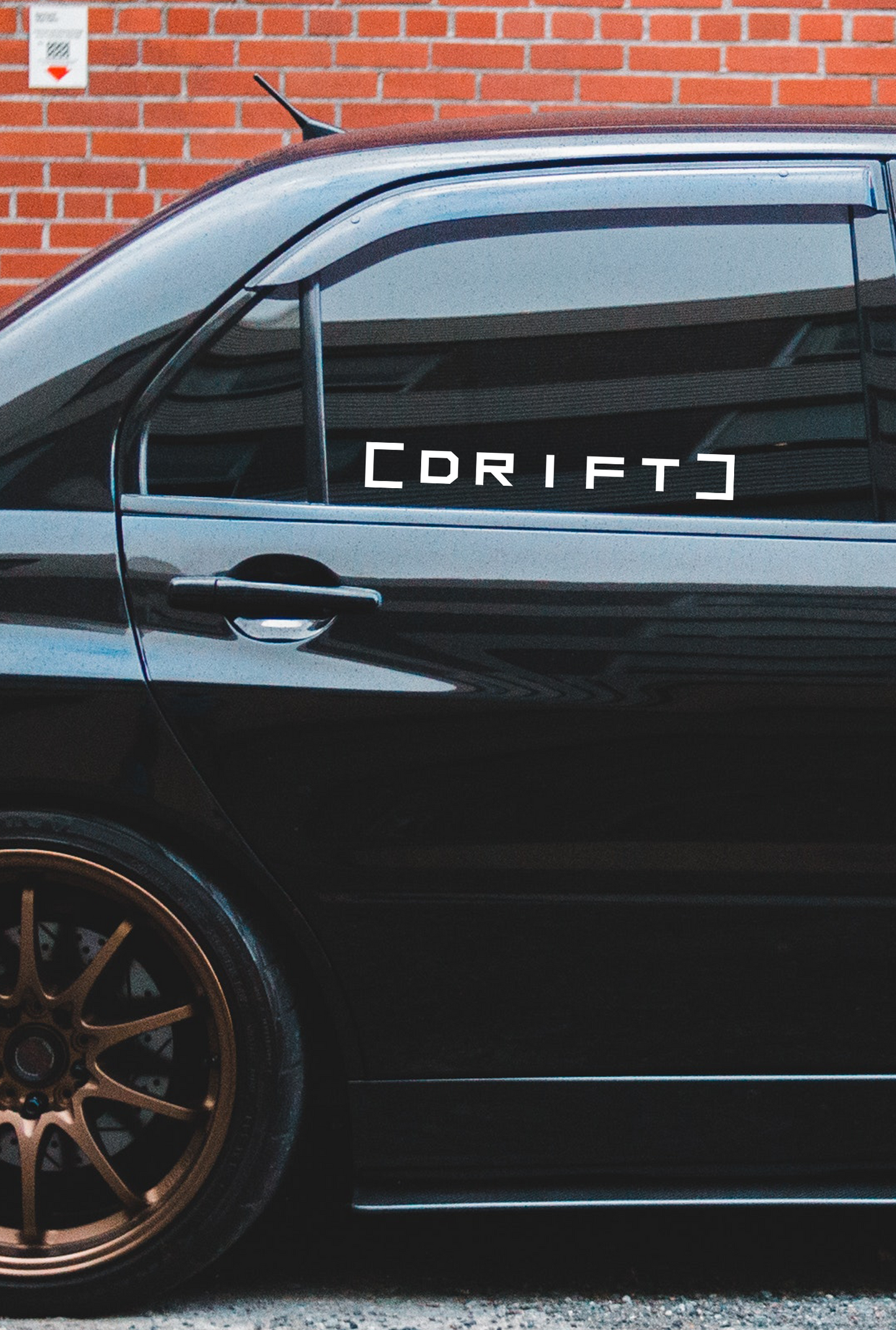 ''Drift'' - Plotted Vinyl Sticker