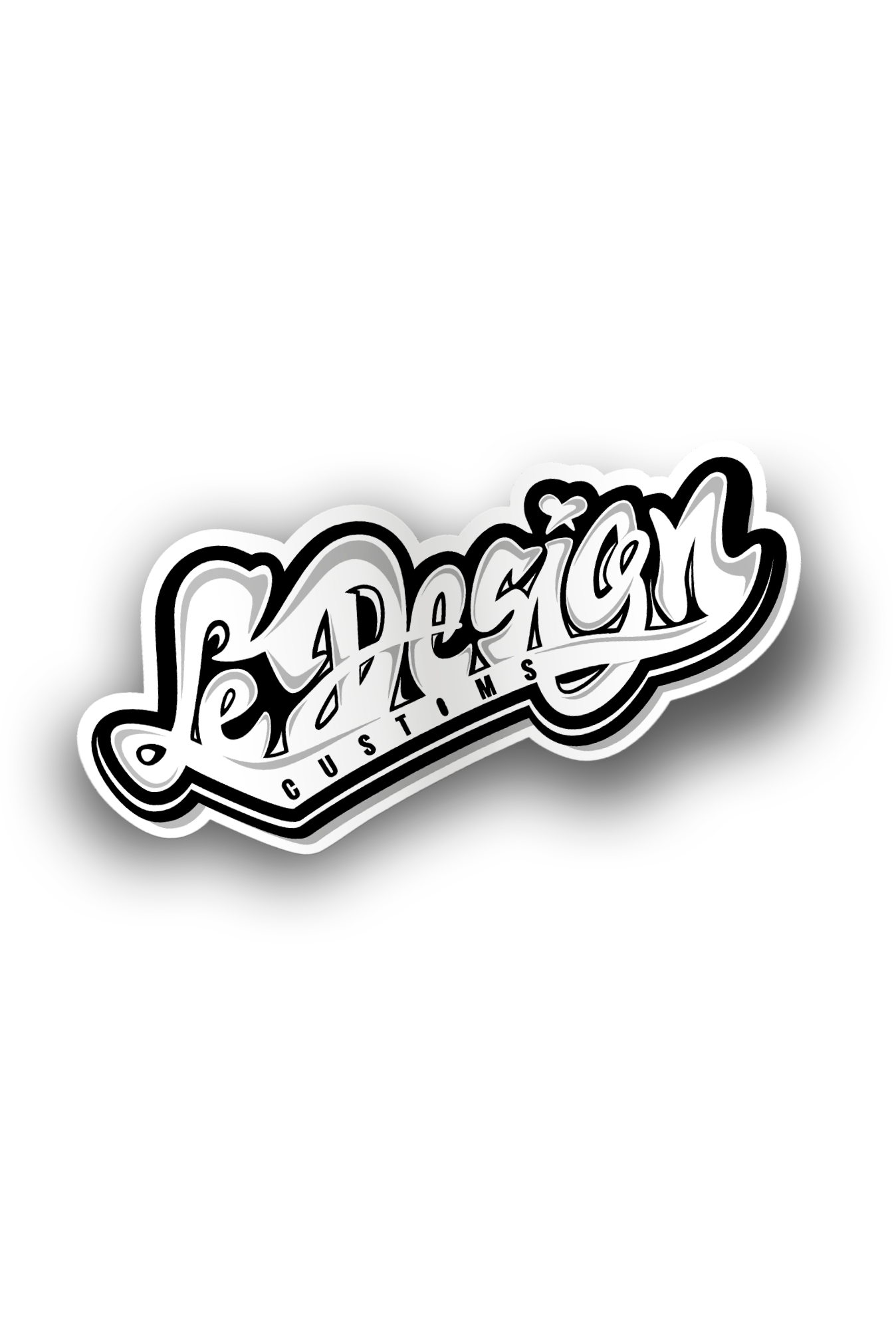''Le Design Customs'' Vinyl Sticker