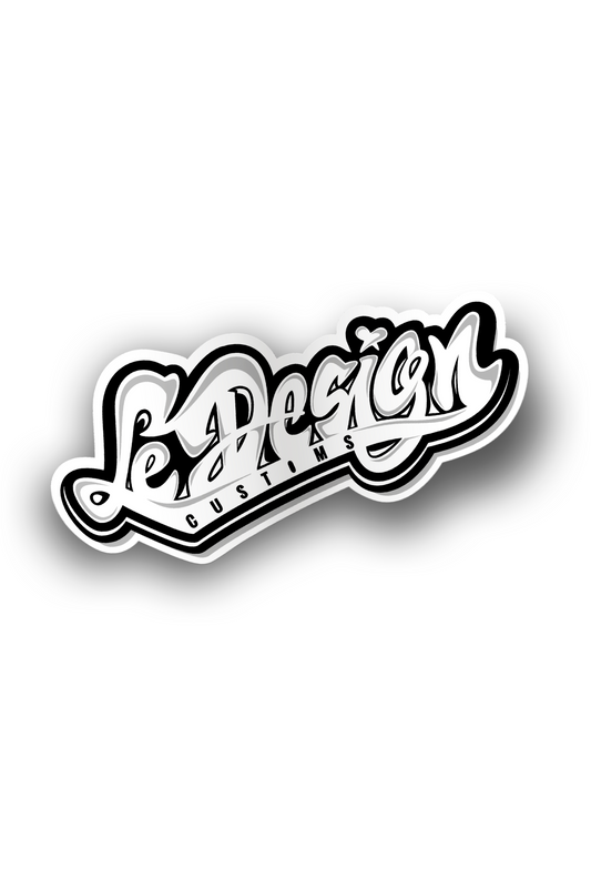 ''Le Design Customs'' Vinyl Sticker