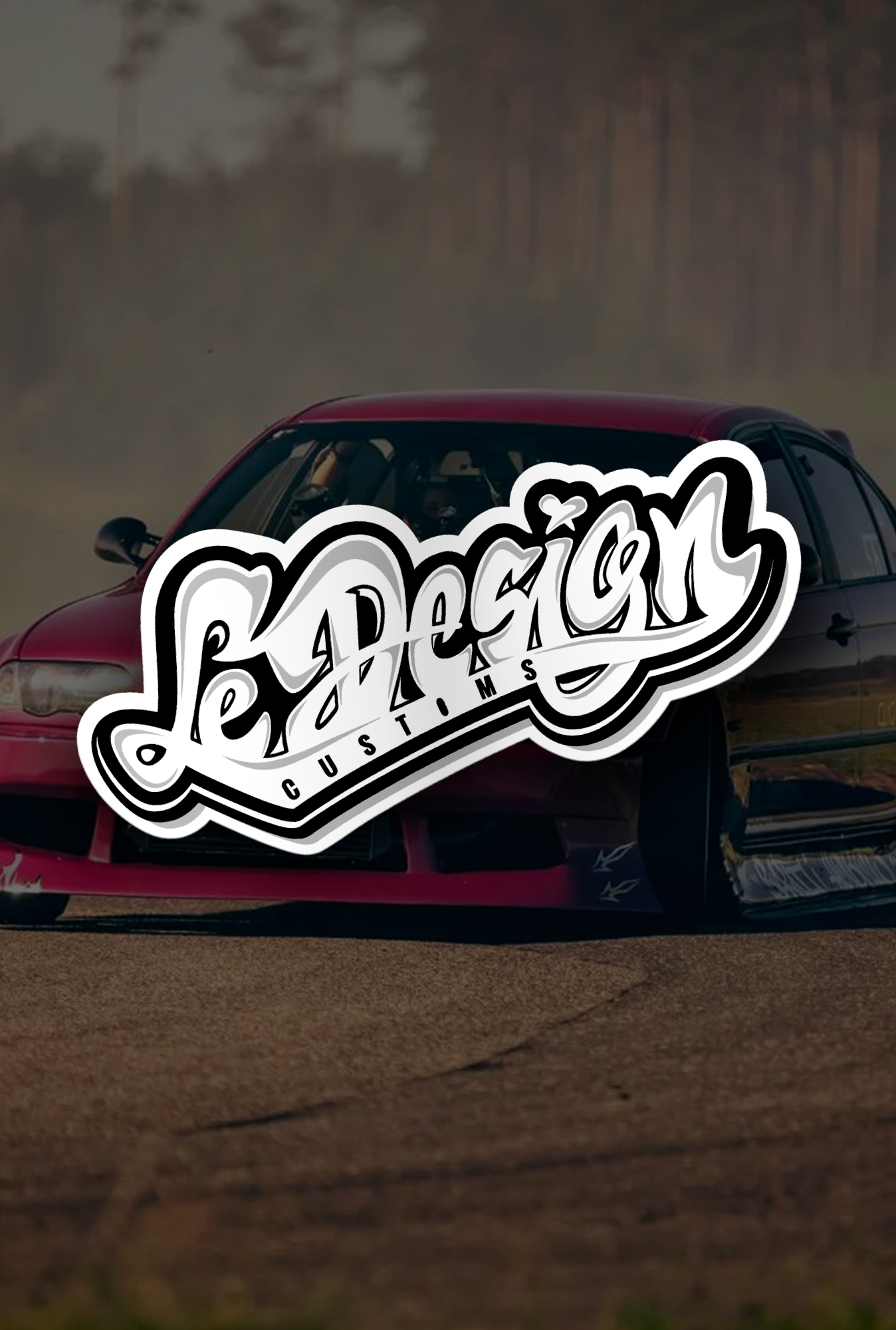 ''Le Design Customs'' Vinyl Sticker