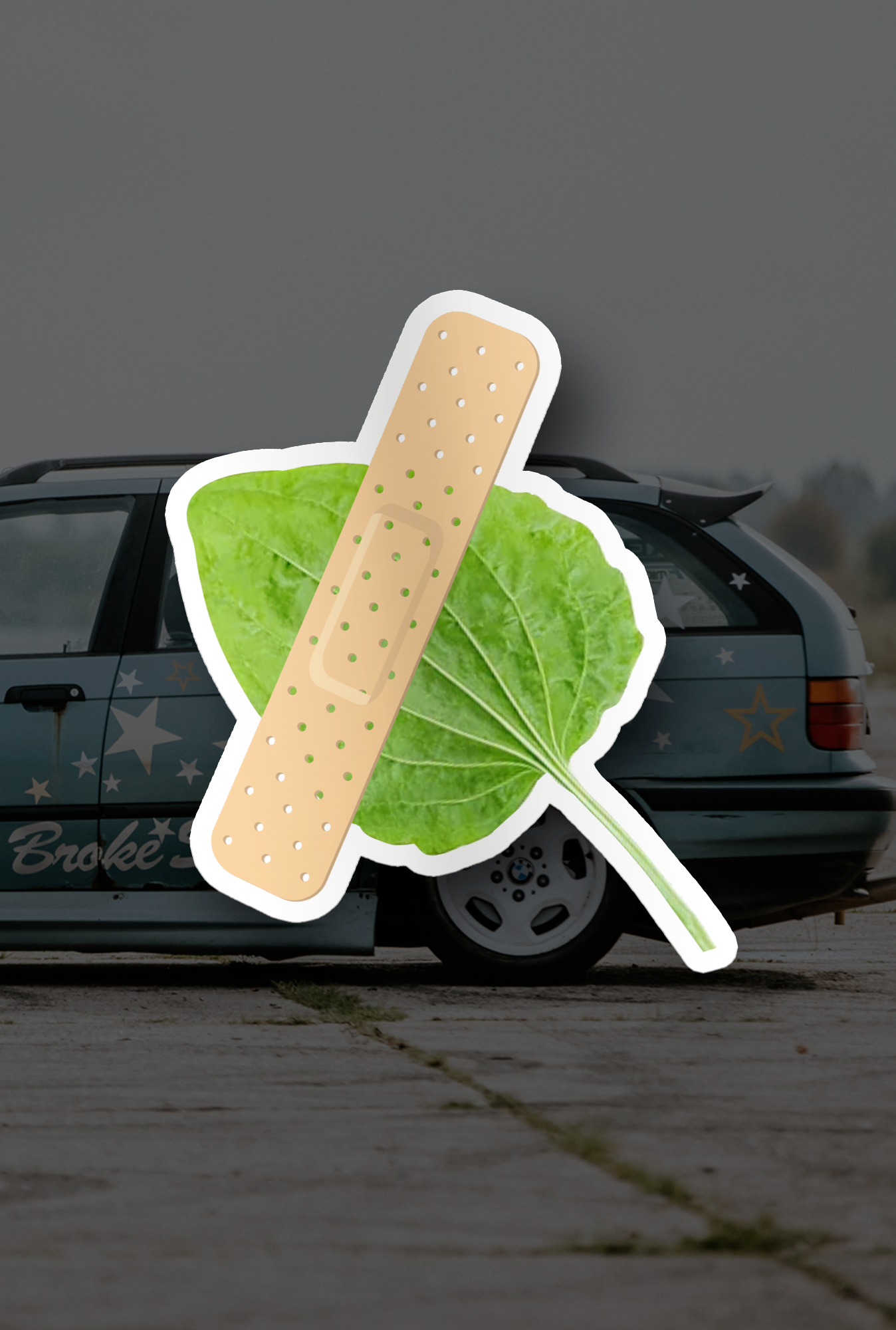 ''Ceļmallapa'' Vinyl Sticker