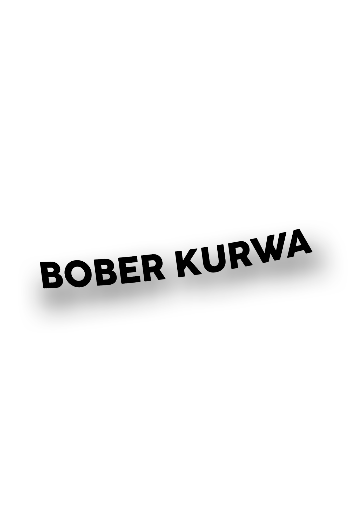 ''Bober Kurwa'' - Plotted Vinyl Sticker