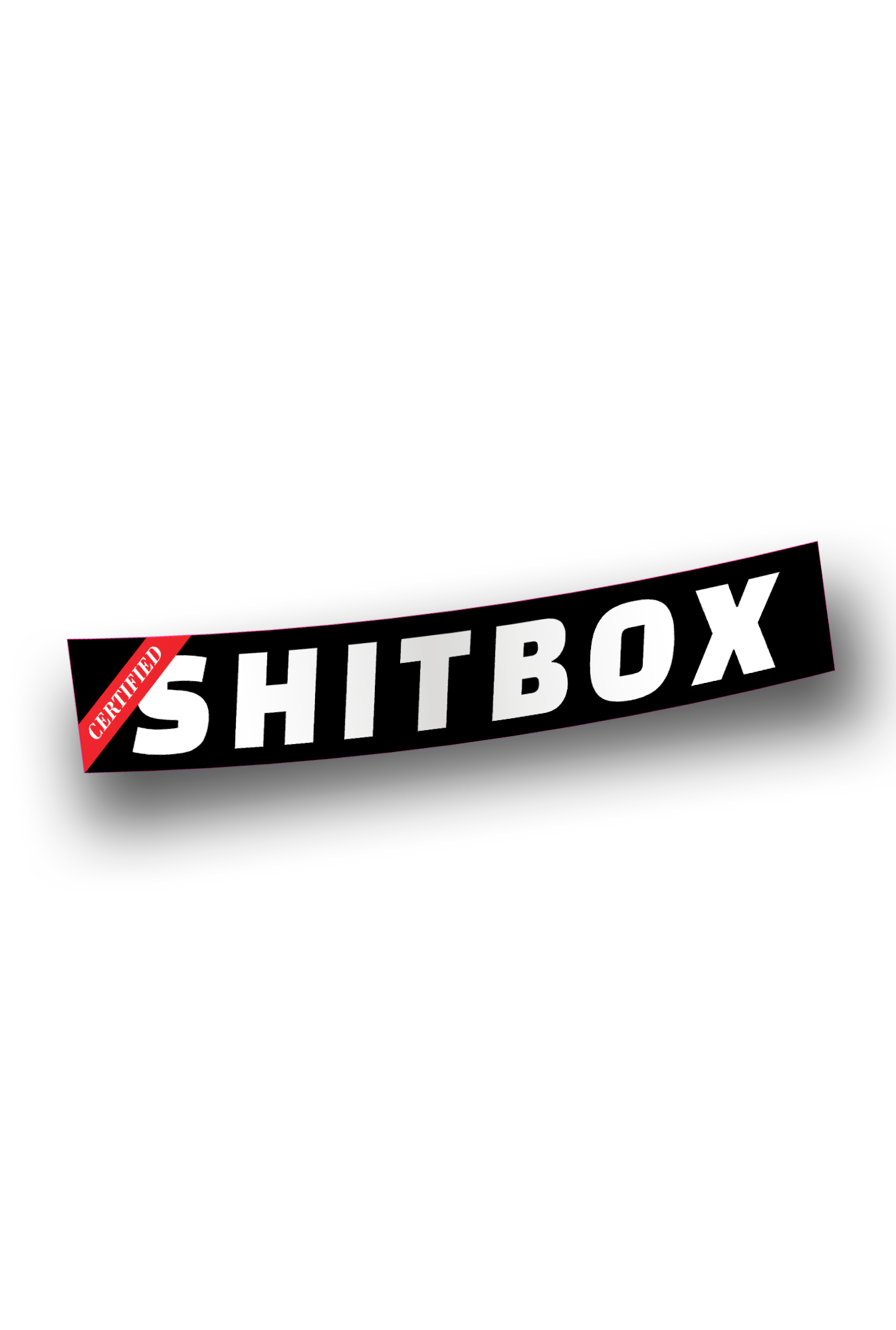 ''Shitbox No.2''  Vinyl Sticker