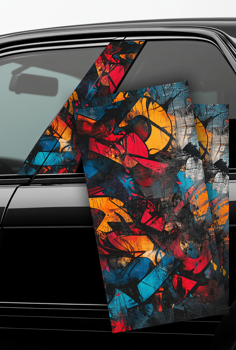 ''Graffiti No.2'' - Car Doors Pillar Decals