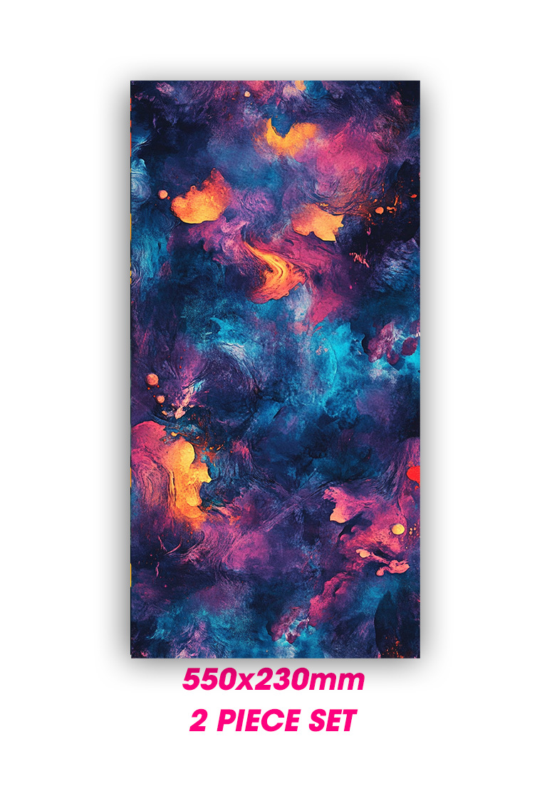 ''Watercolor Magic'' - Car Doors Pillar Decals