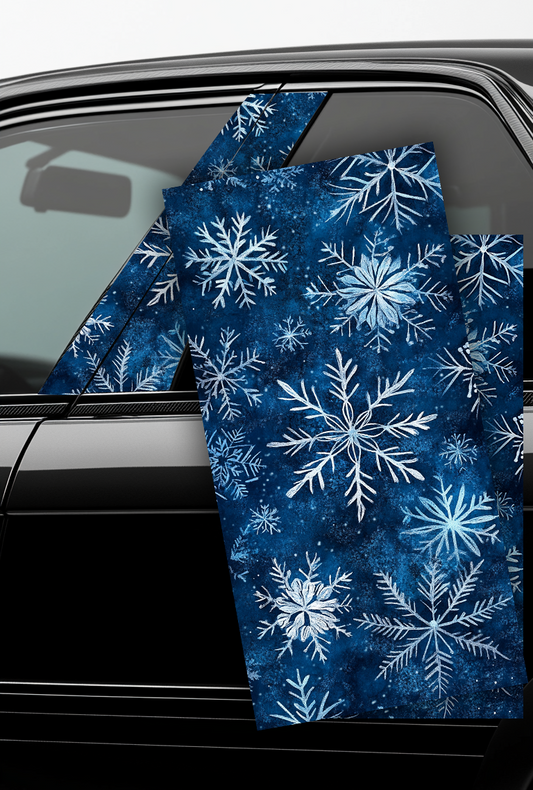 ''Winter Snowflakes'' - Car Doors Pillar Decals