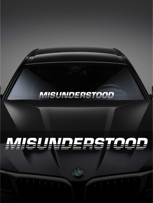 ''Misunderstood'' - Plotted Vinyl Banner Decal