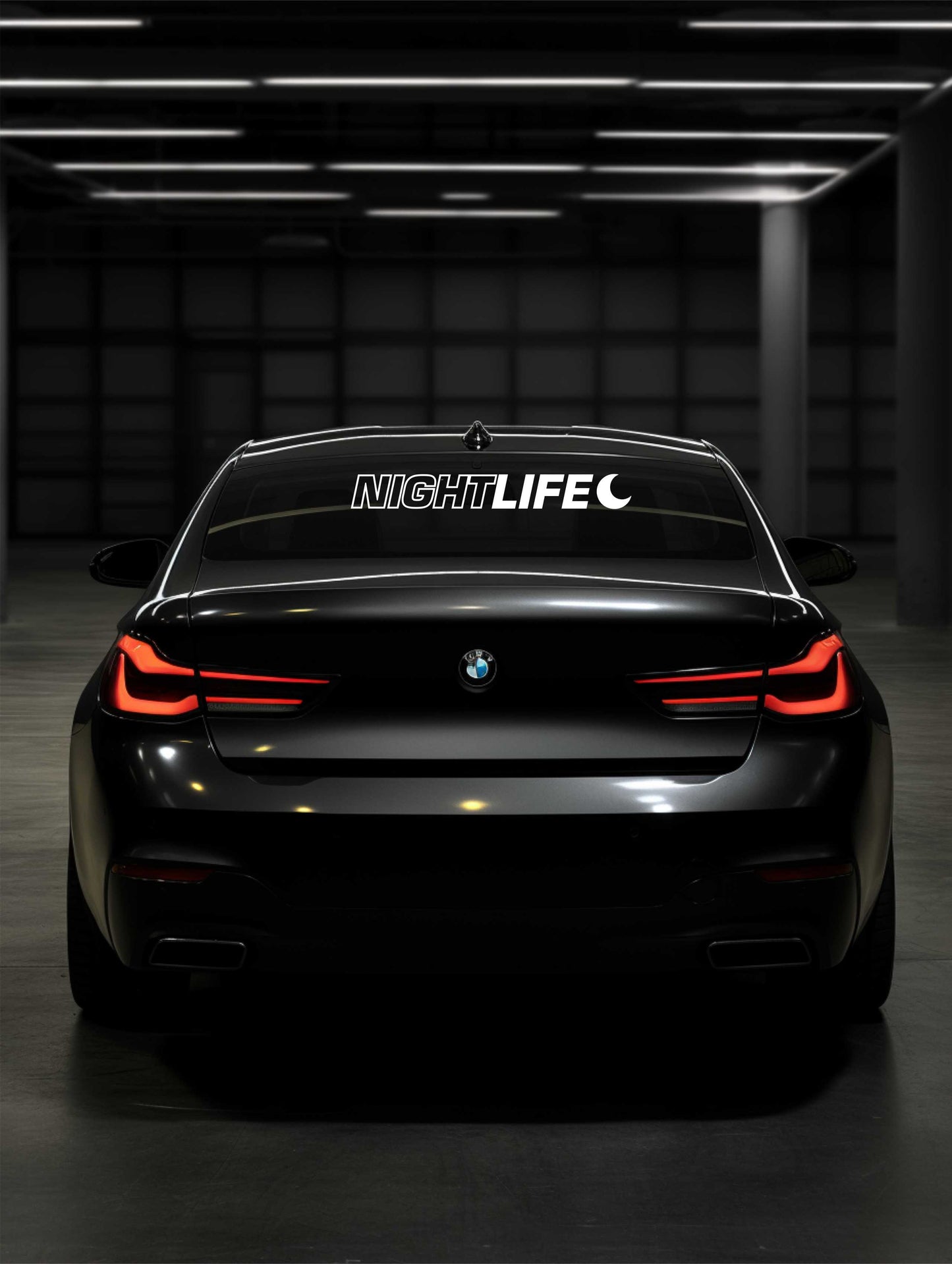 ''Night Life'' - Plotted Vinyl Banner Decal