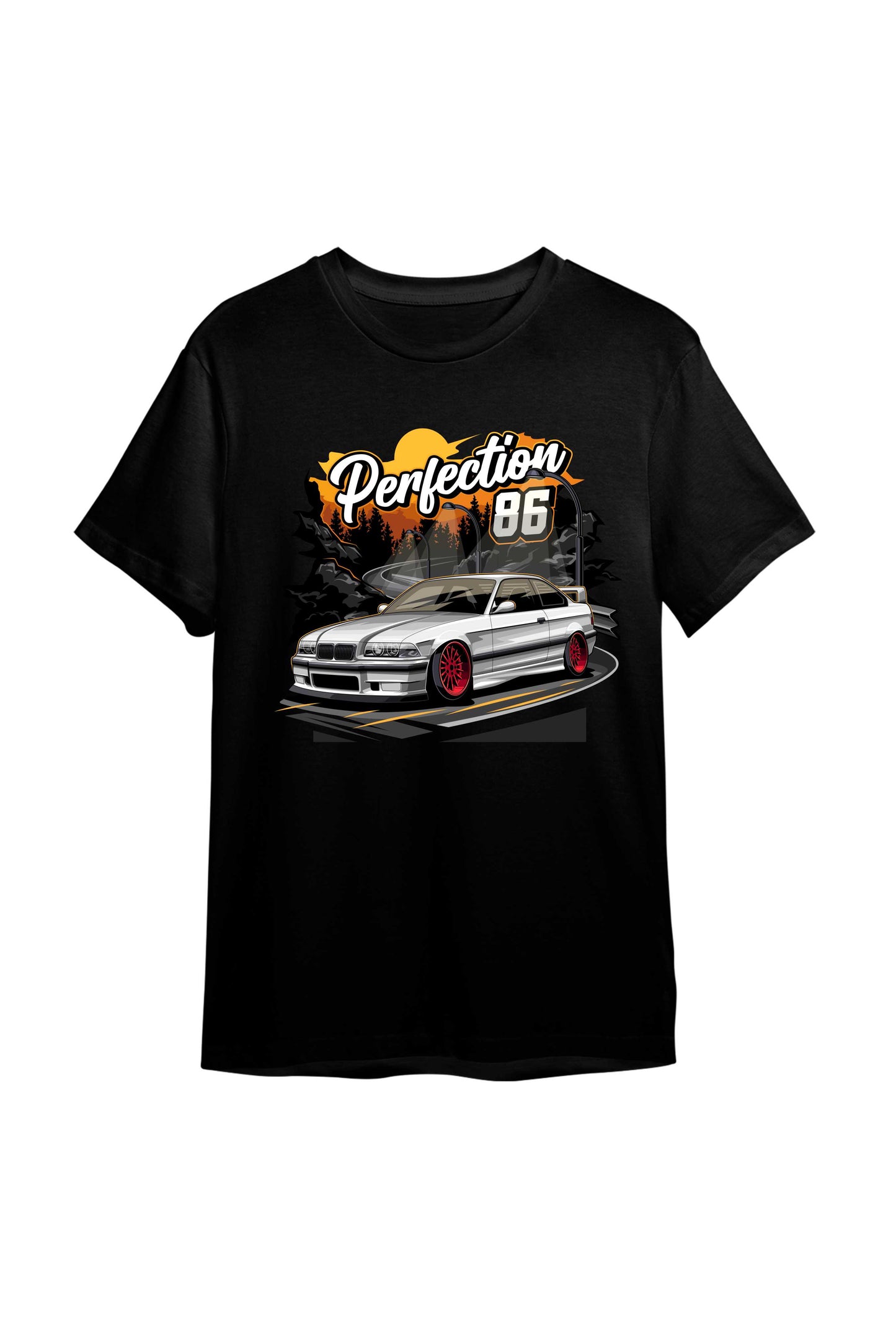 ''Perfection86 BMW E36'' Cotton T-Shirt
