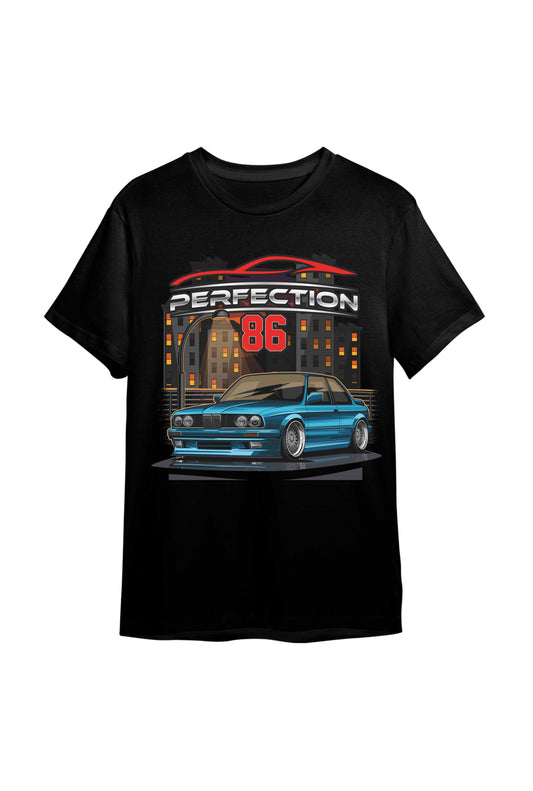 ''Perfection86 BMW E30 '' Cotton T-Shirt
