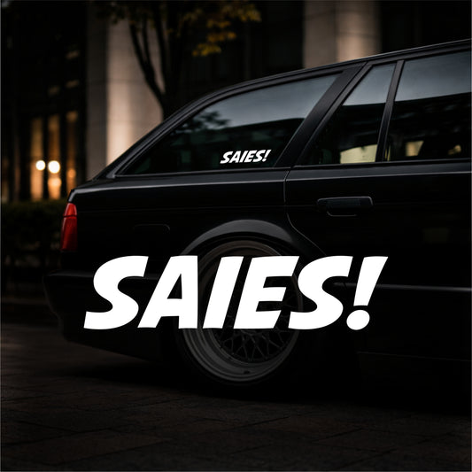 Saies! - Plotted Vinyl Sticker