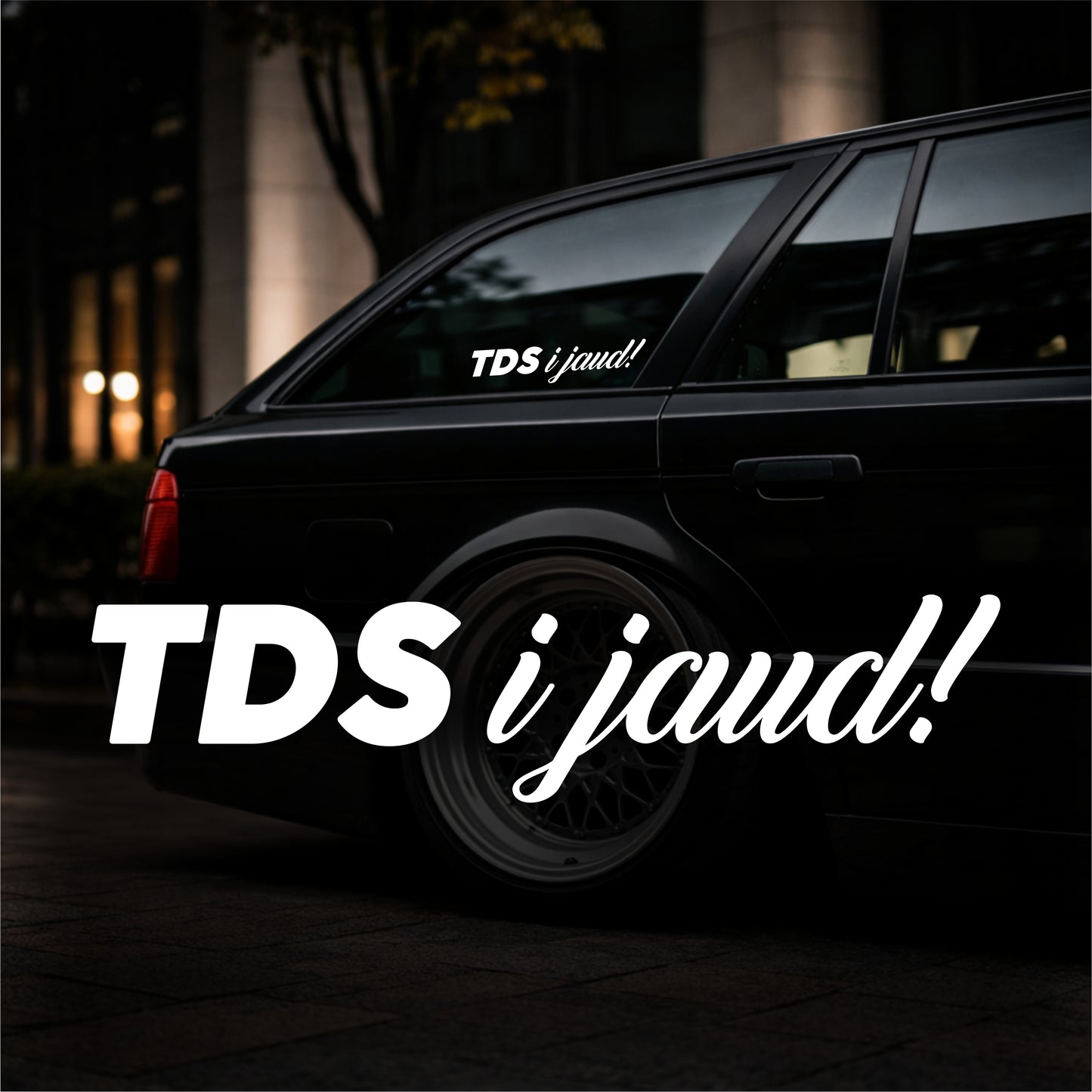 TDS i Jaud! - Plotted Vinyl Sticker