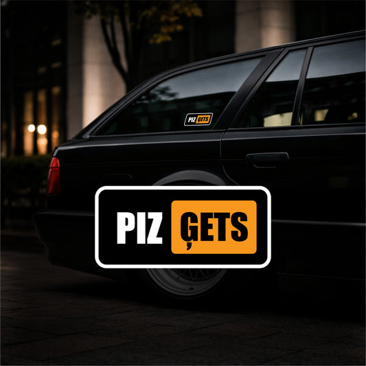 Piz Ģets - Vinyl Sticker