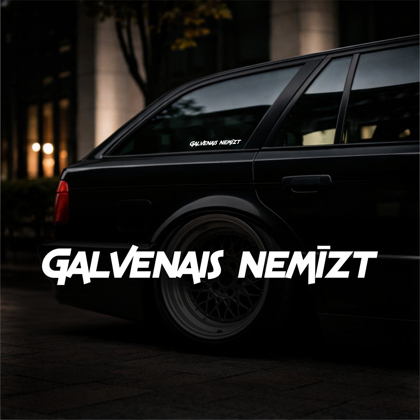 Galvenais Nemīzt - Plotted Vinyl Sticker