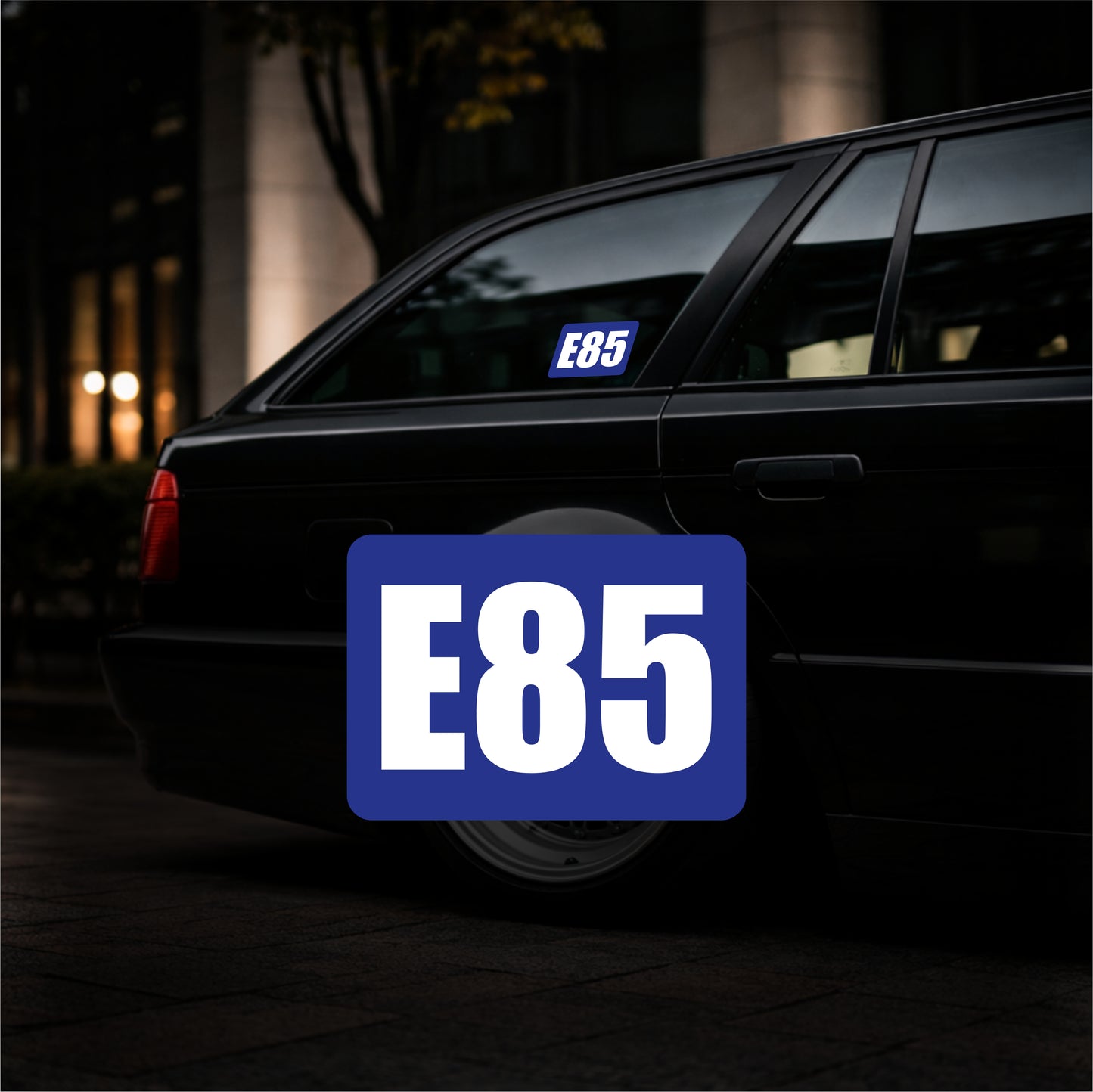E85 Technical Vinyl Sticker