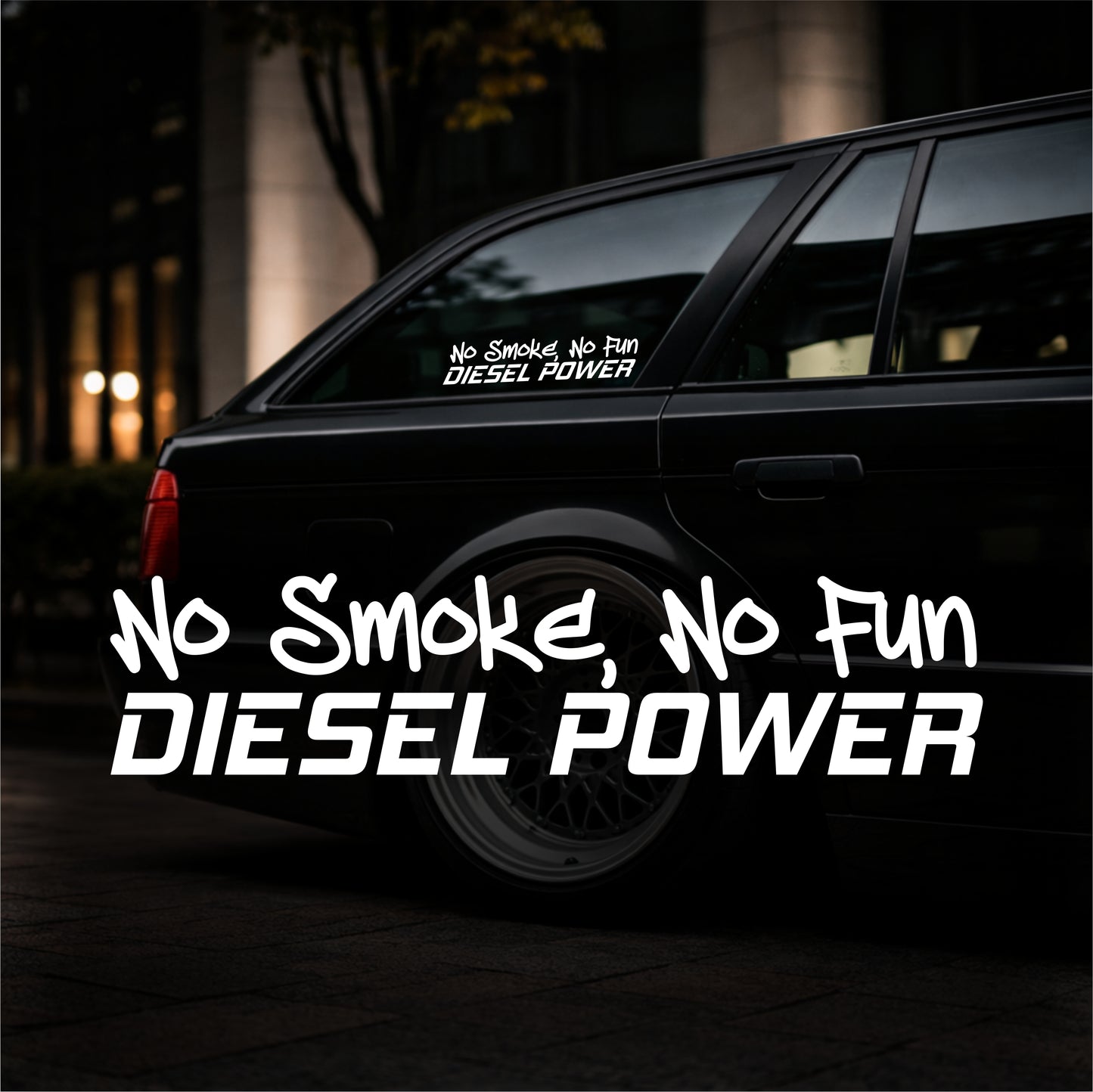 No Smoke, No Fun - Plotted Vinyl Sticker