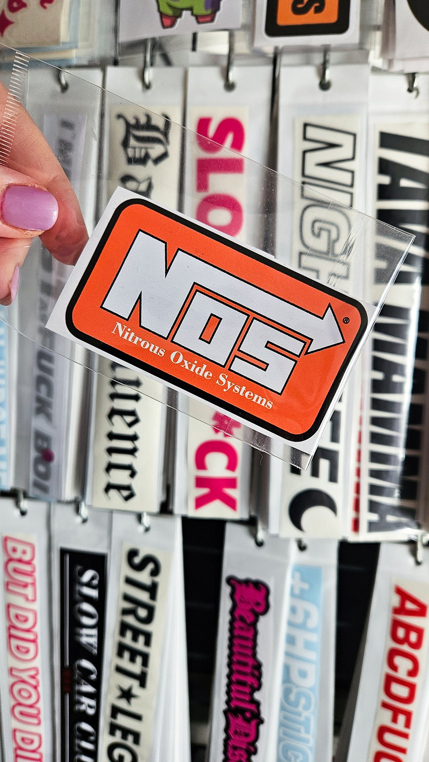 ''Nos Sticker'' Vinyl Sticker