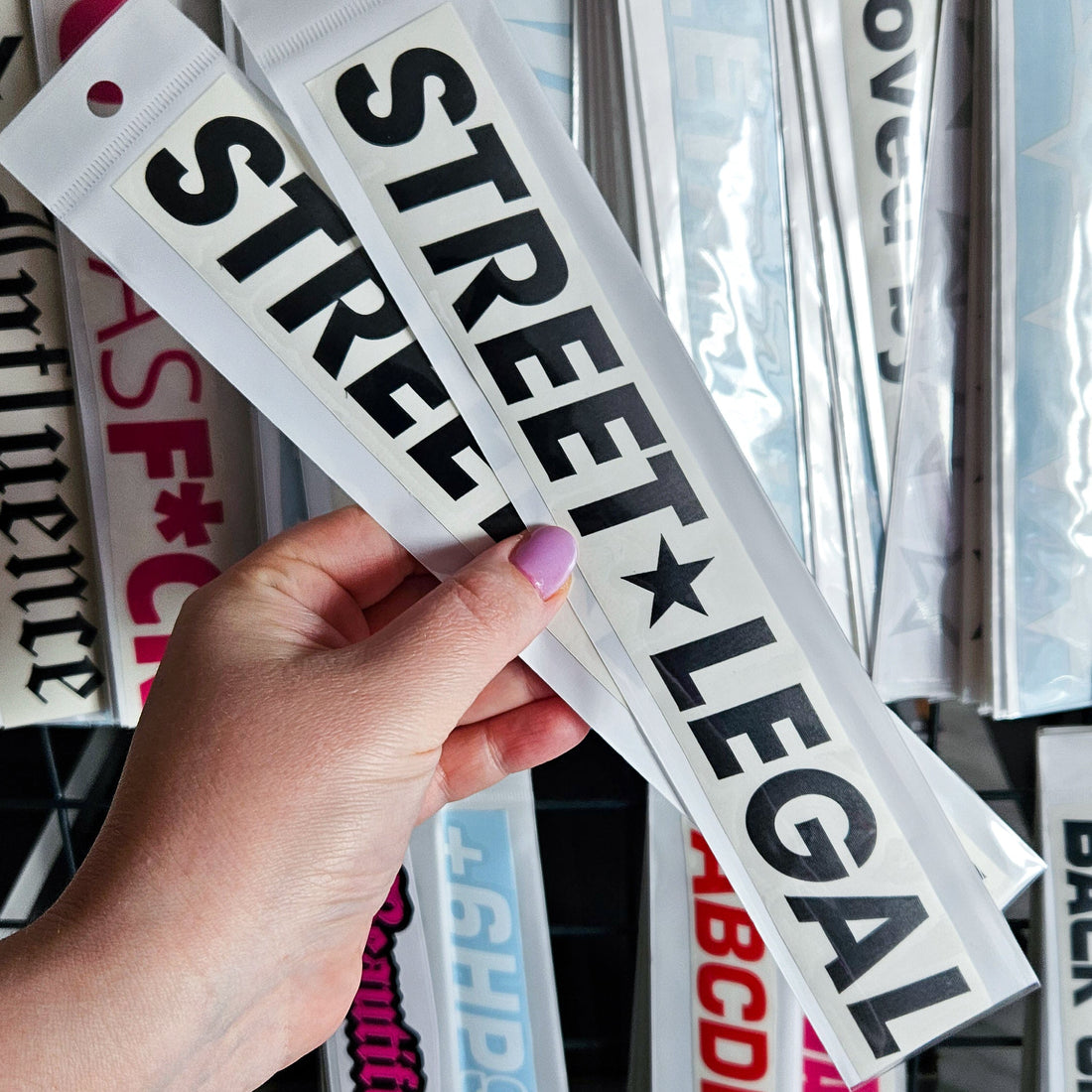 ''Street Legal'' - Plotted Vinyl Sticker – ledesigncustoms