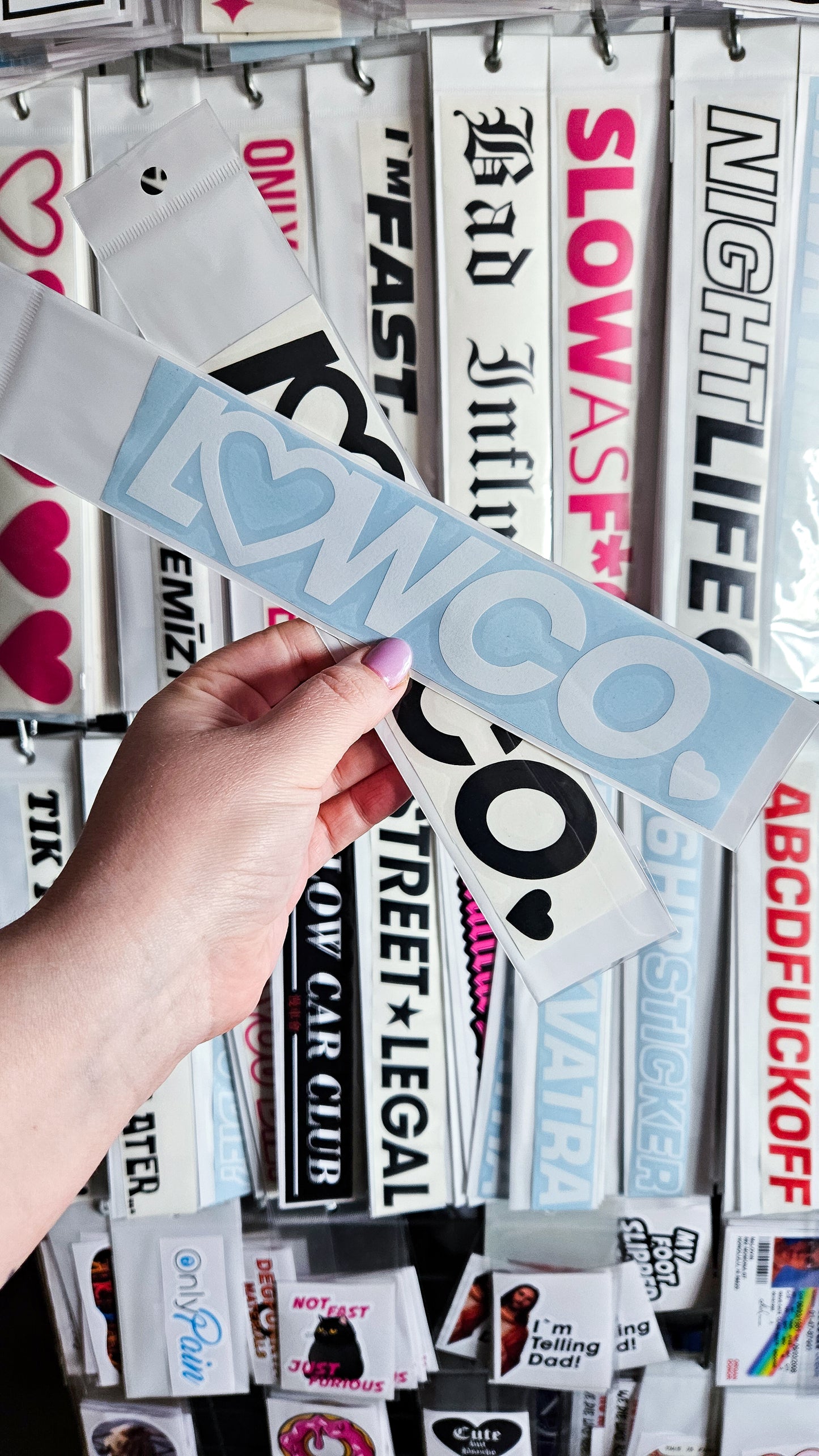 ''Lowco'' - Plotted Vinyl Sticker