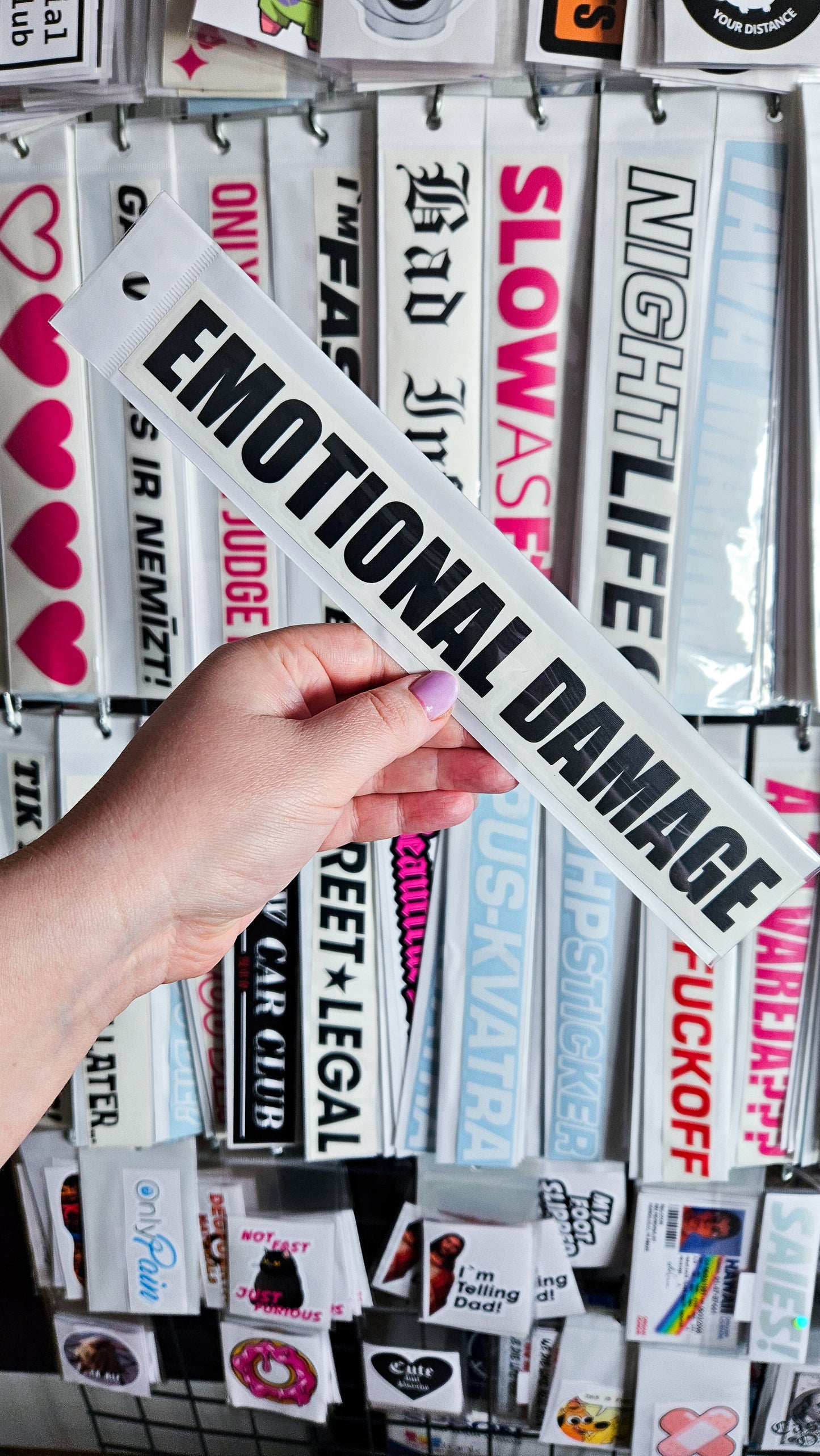 ''Emotional Damage'' - Plotted Vinyl Sticker