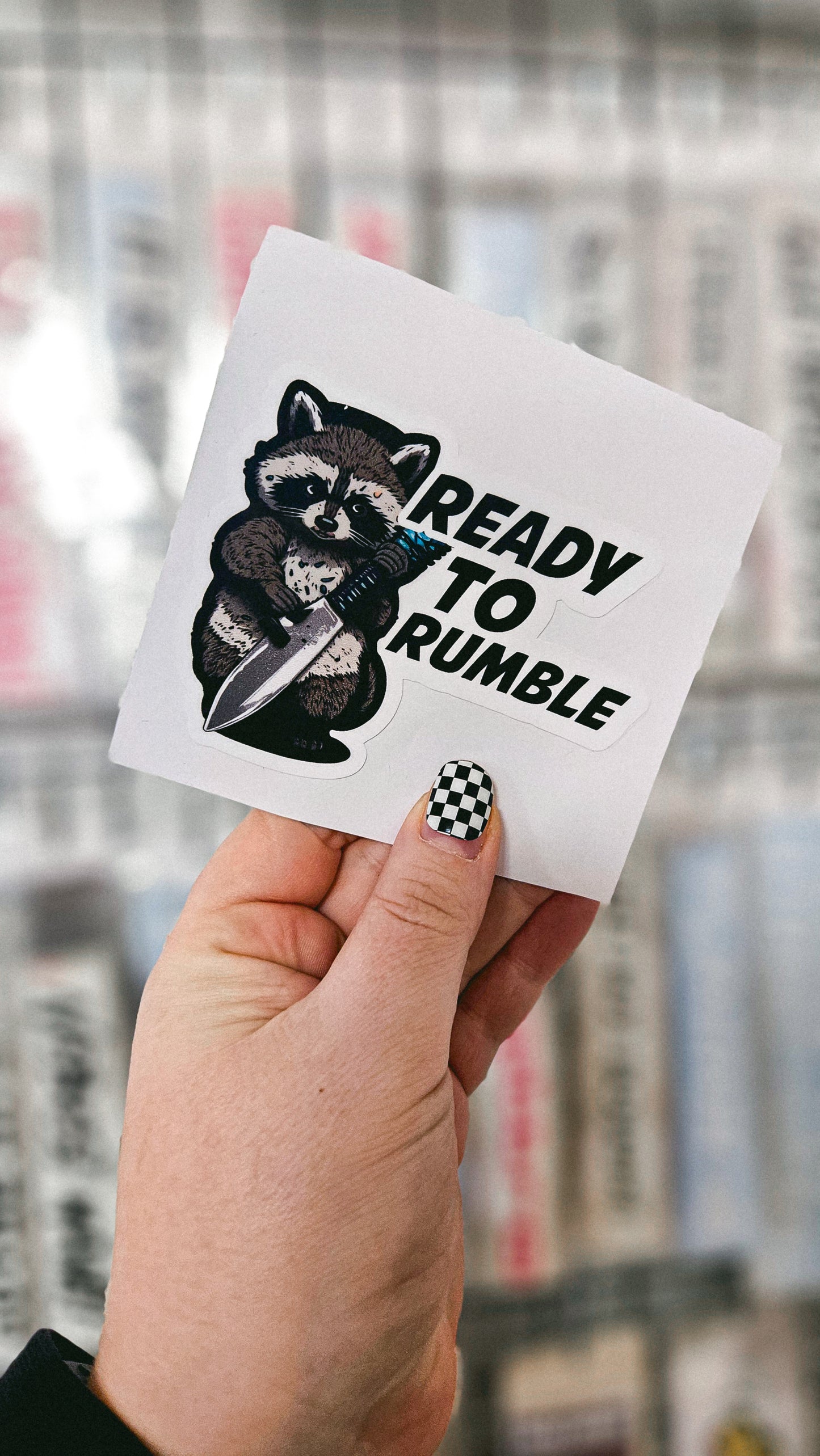 ''Ready To Rumble'' Vinyl Sticker