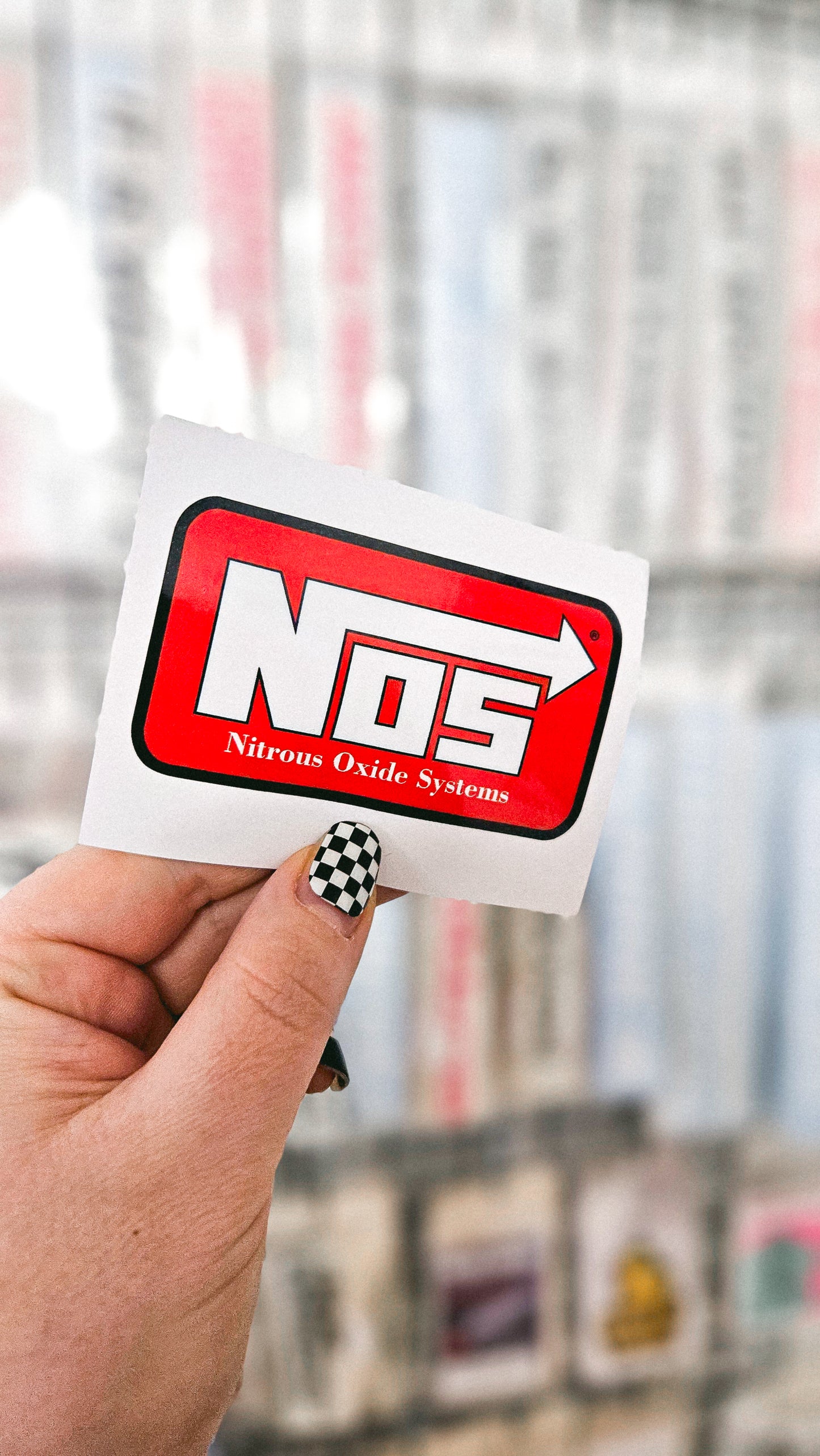 ''Nos Sticker'' Vinyl Sticker