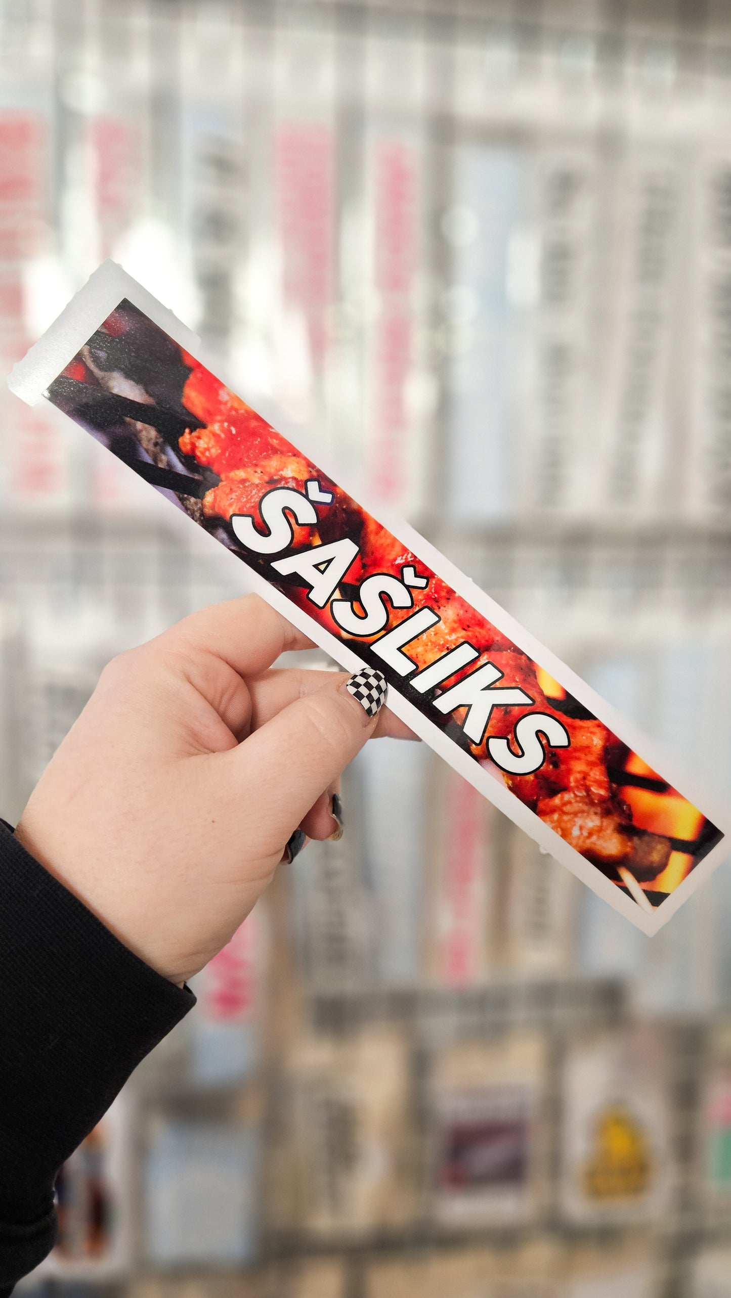 ''Sašliks'' Vinyl Sticker