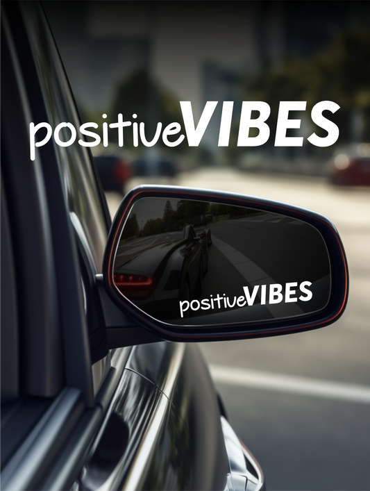 ''Positive VIBES'' Mirror Sticker